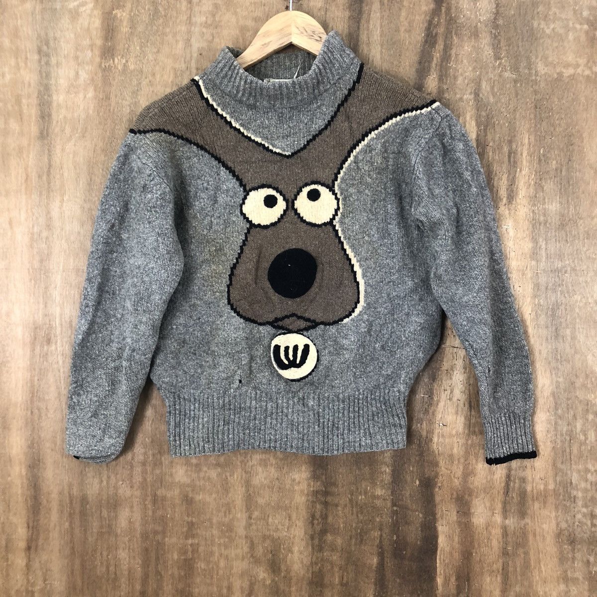 M.U. Sports Grey Cardigan Knitwear vintage #6230