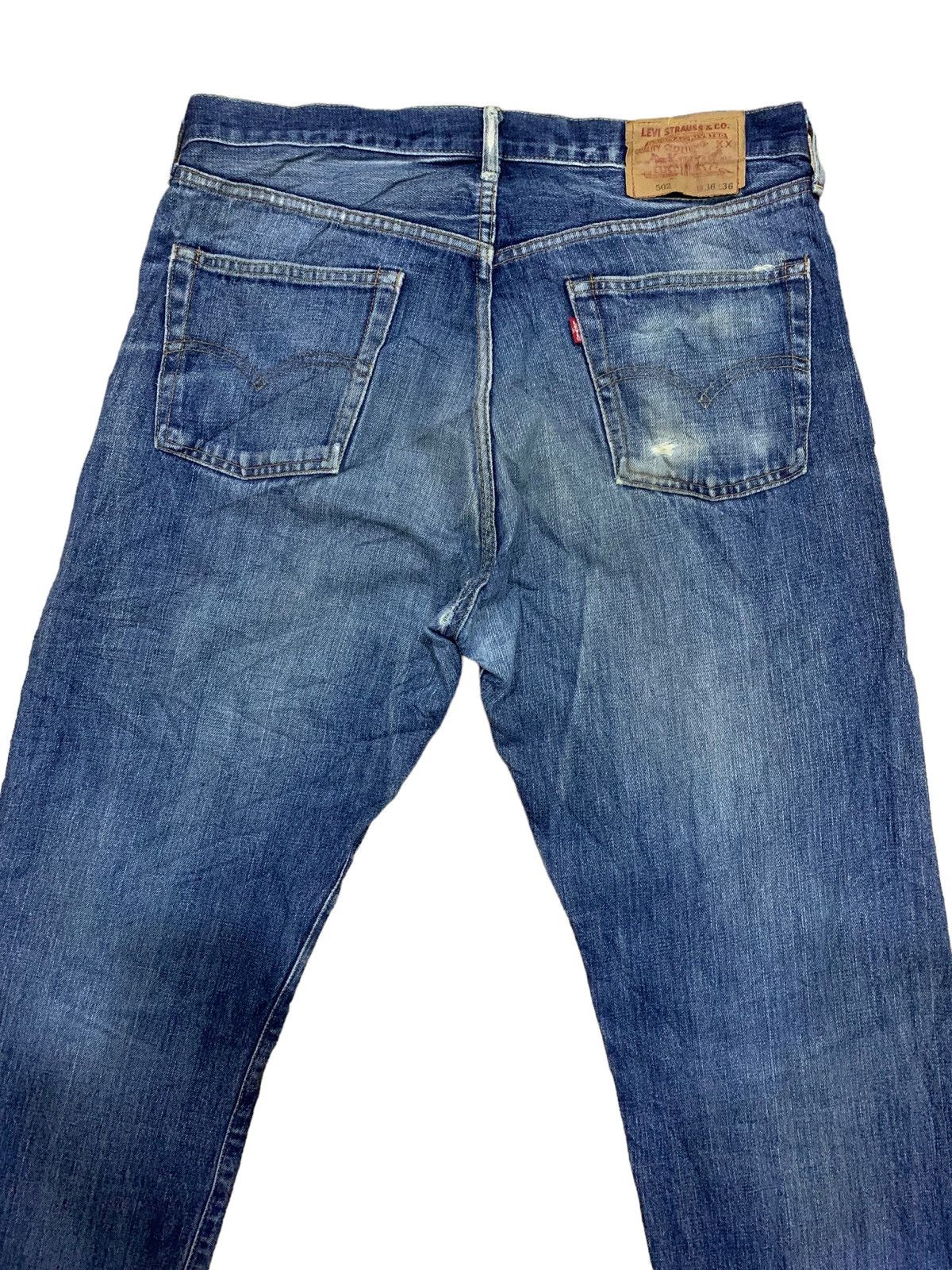 Levi's × Levi's Vintage Clothing × Vintage Levis Selvedge 502 Regular Taper Big E ButtonFly Jeans Size US 36 / EU 52 - 7 Thumbnail