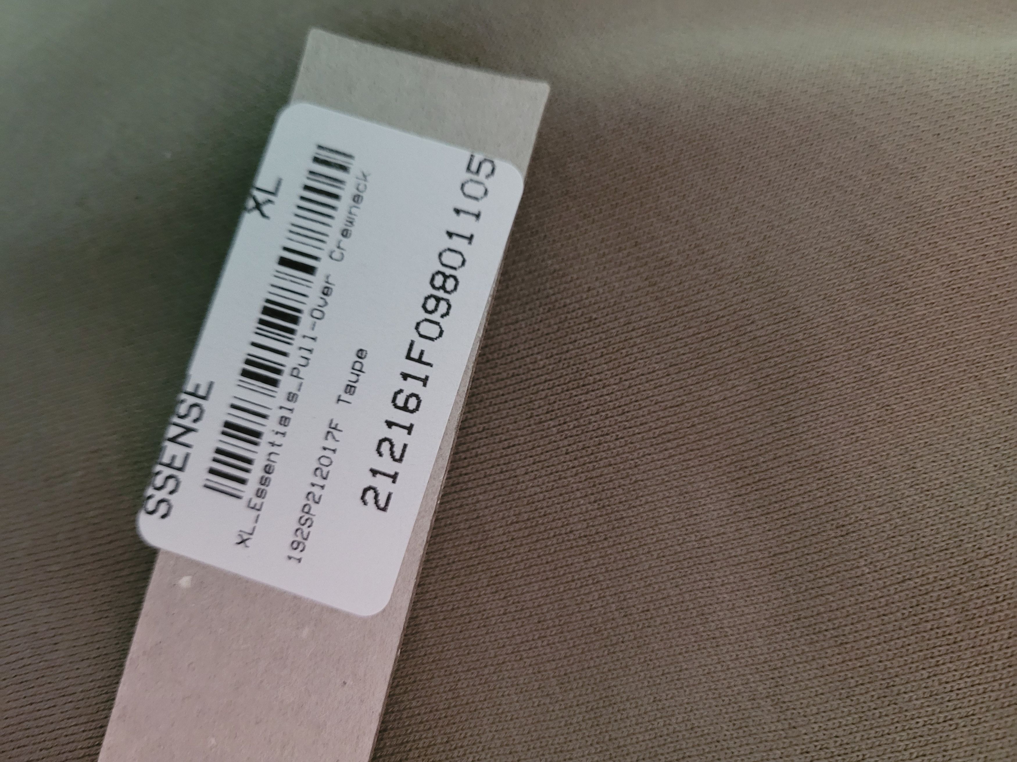 Fear of God Fear of God Essentials Taupe Pullover crewneck Size US XL / EU 56 / 4 - 6 Thumbnail