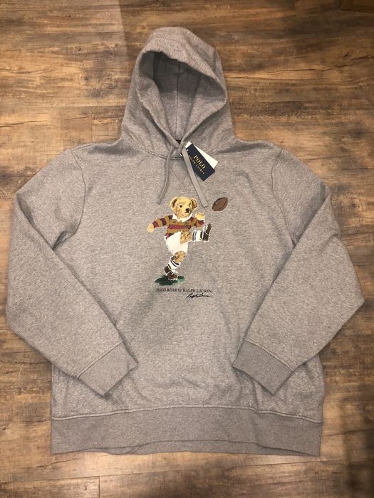 Ralph lauren discount rugby bear hoodie