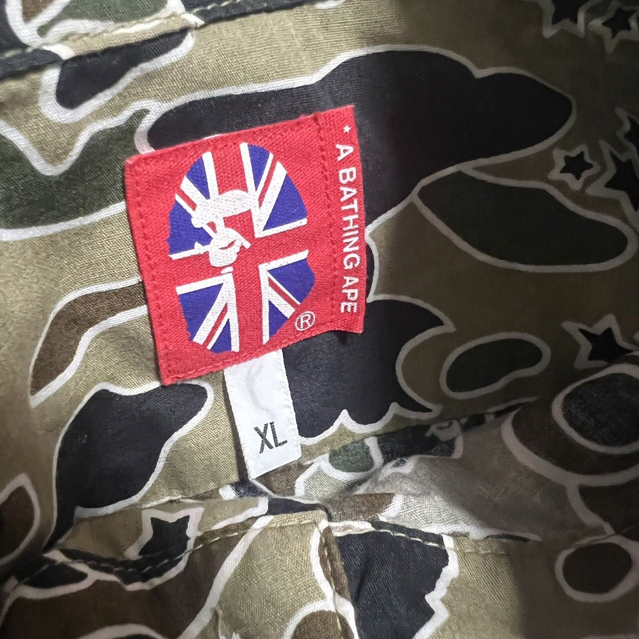 Bape BAPE psyche camo long sleeve shirts Size US XL / EU 56 / 4 - 3 Thumbnail