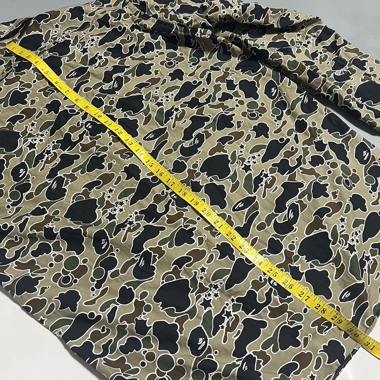 Bape BAPE psyche camo long sleeve shirts Size US XL / EU 56 / 4 - 7 Thumbnail