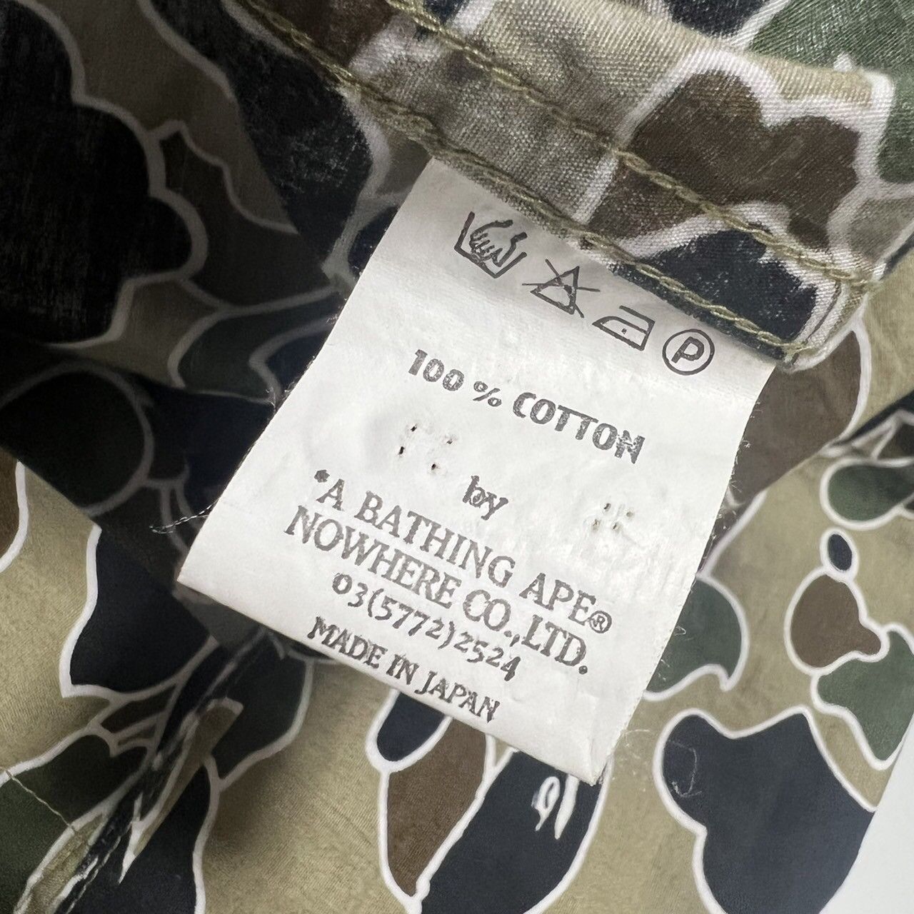 Bape BAPE psyche camo long sleeve shirts Size US XL / EU 56 / 4 - 4 Thumbnail