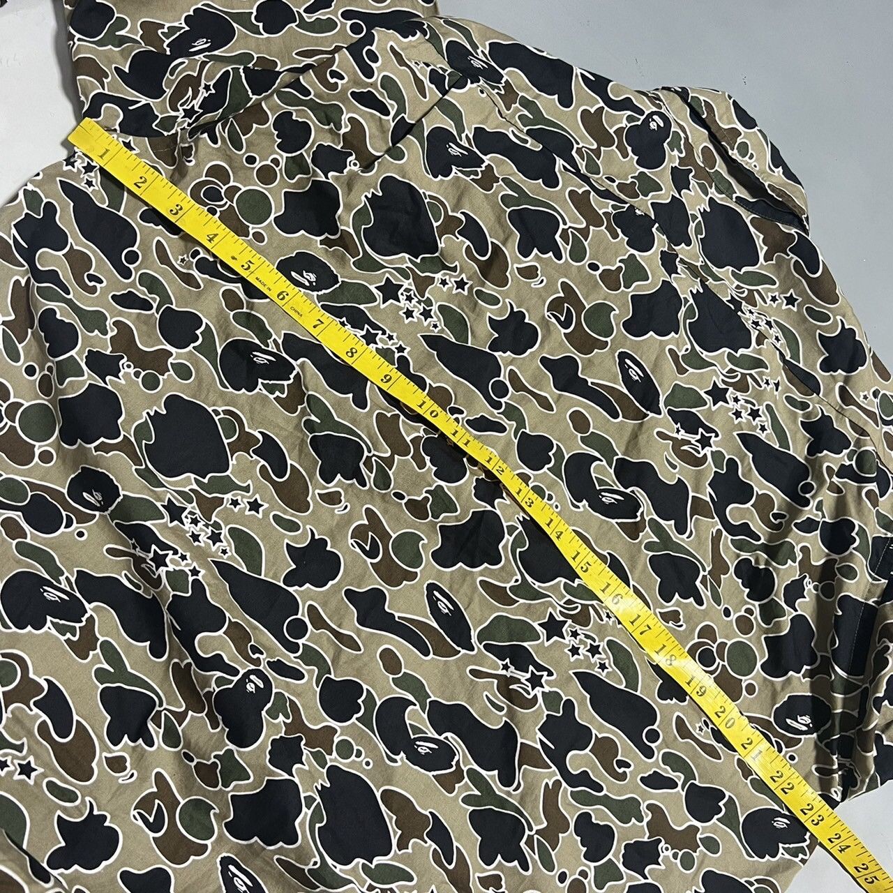 Bape BAPE psyche camo long sleeve shirts Size US XL / EU 56 / 4 - 6 Thumbnail