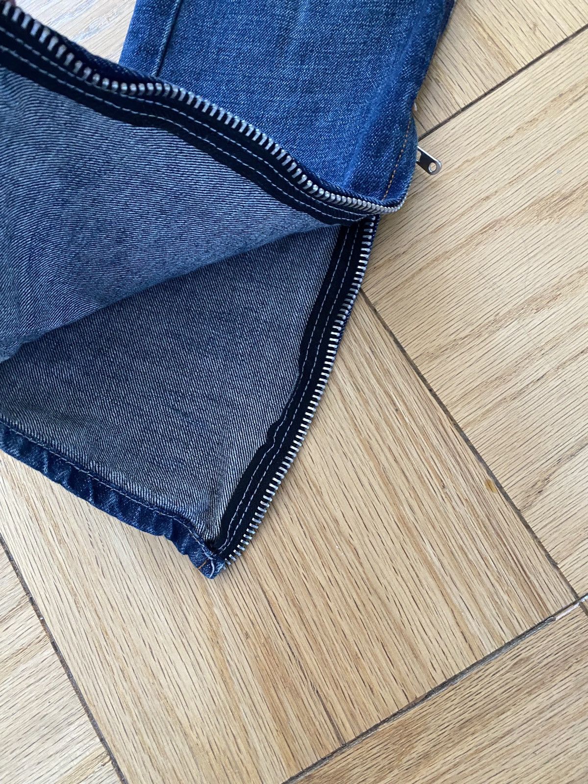 image of Essentials Denim With Zipped Ankles in Blue, Men's (Size 34)