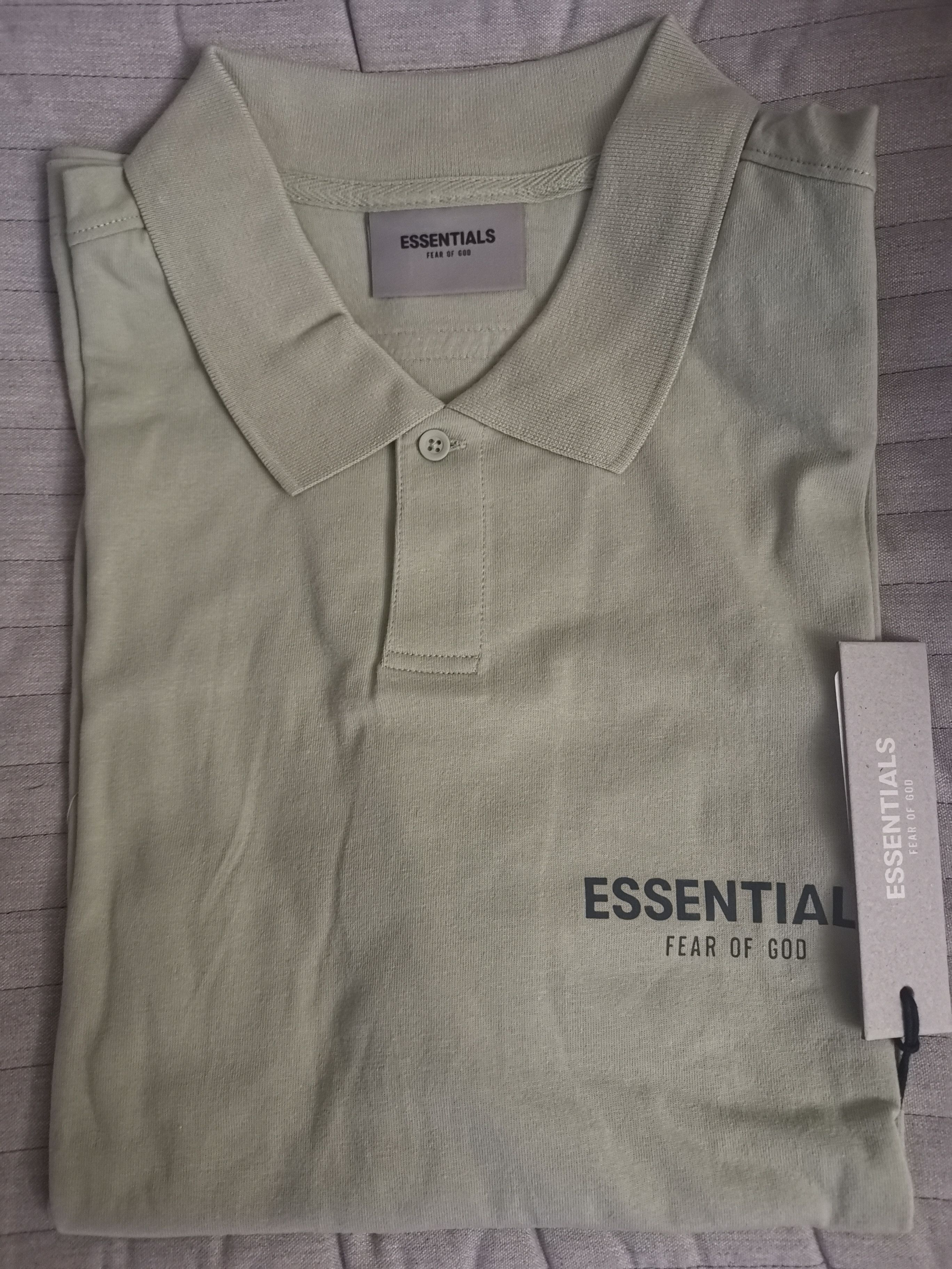 Fear of God Fear Of God Essentials Sage Polo Shirt medium Size US M / EU 48-50 / 2 - 3 Thumbnail