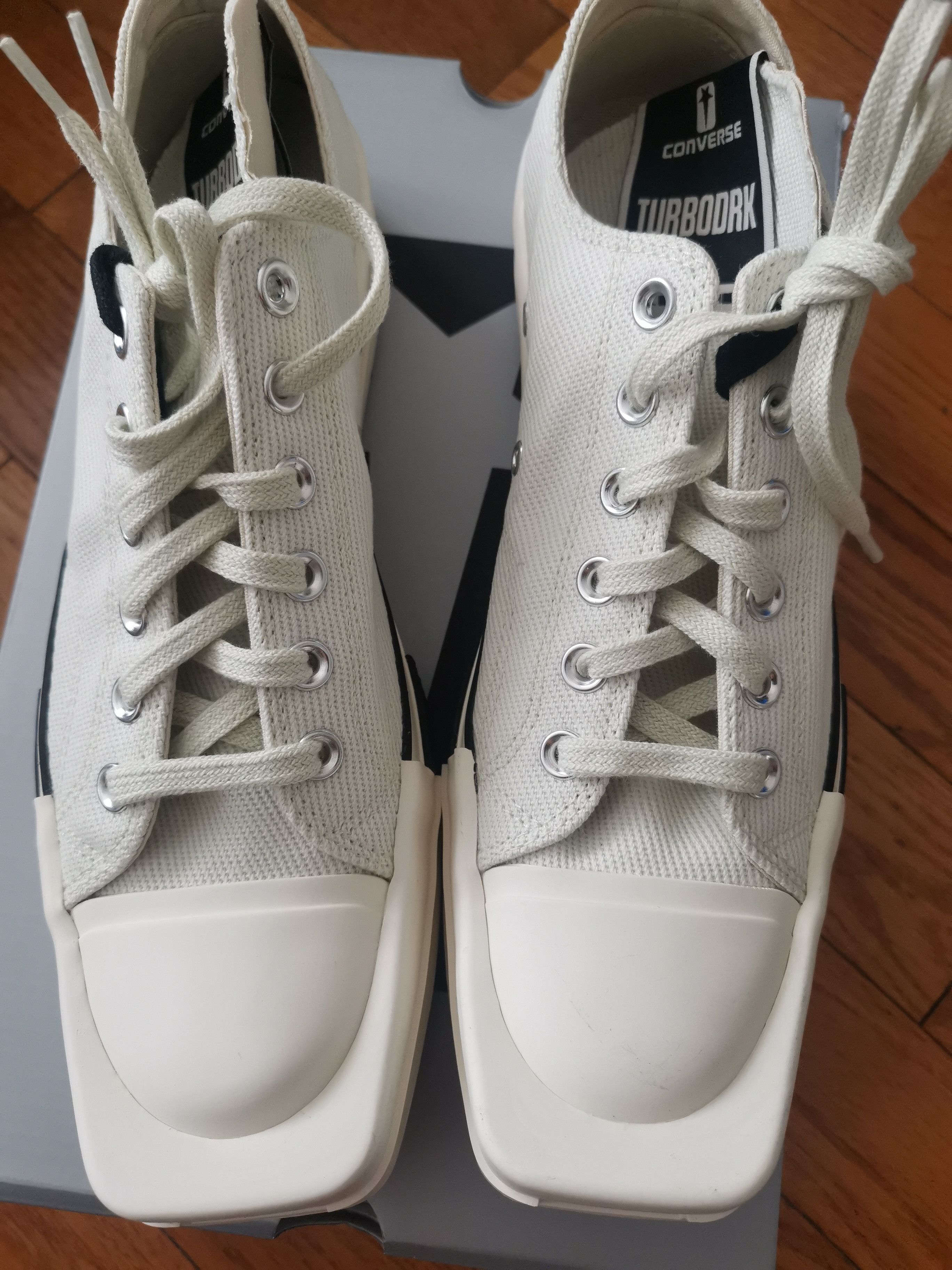 Converse × Rick Owens Drkshdw Rick owens drkshdw x converse egret chuck 70 low sneakers Size US 8 / EU 41 - 6 Thumbnail