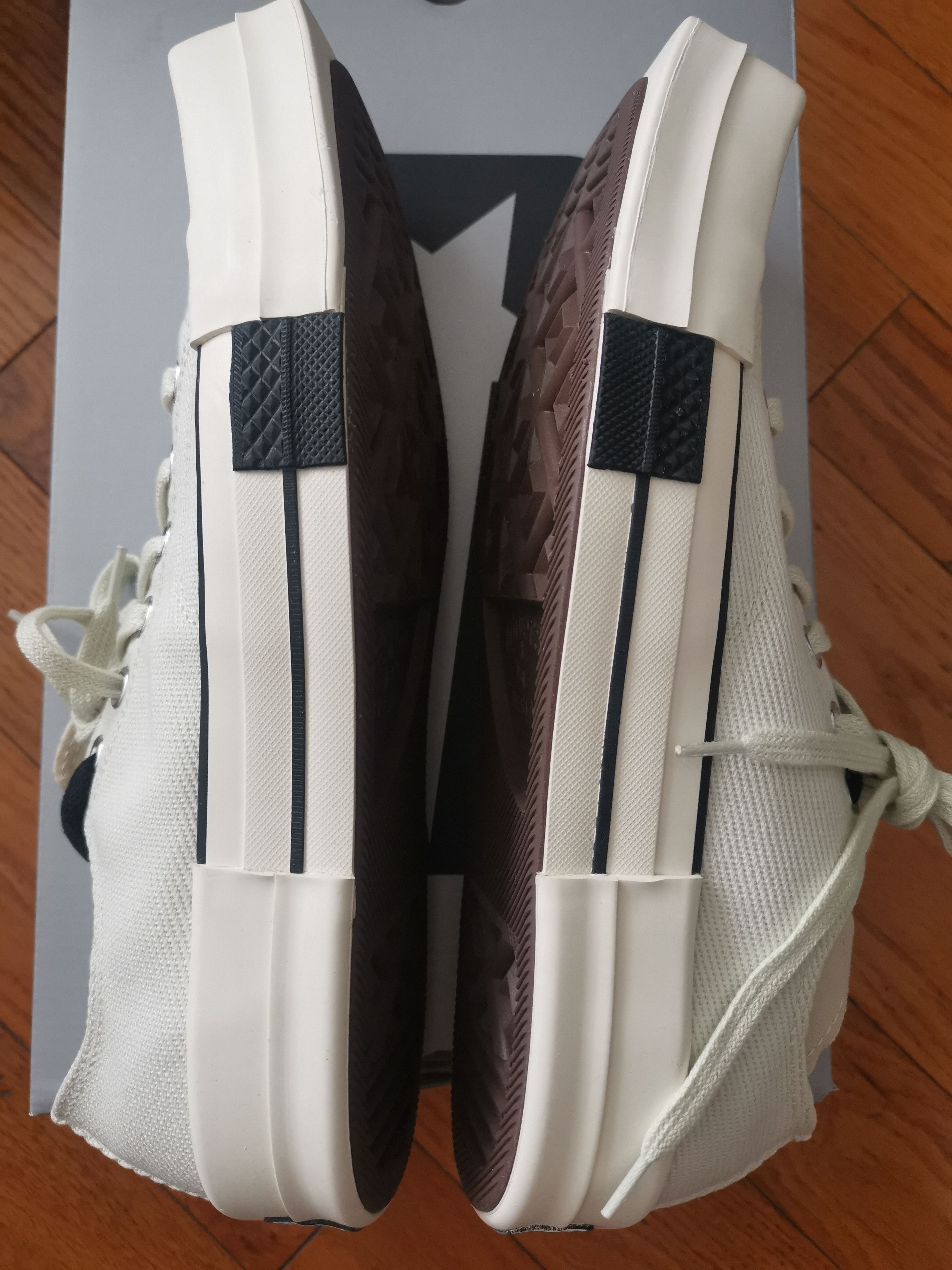 Converse × Rick Owens Drkshdw Rick owens drkshdw x converse egret chuck 70 low sneakers Size US 8 / EU 41 - 3 Thumbnail