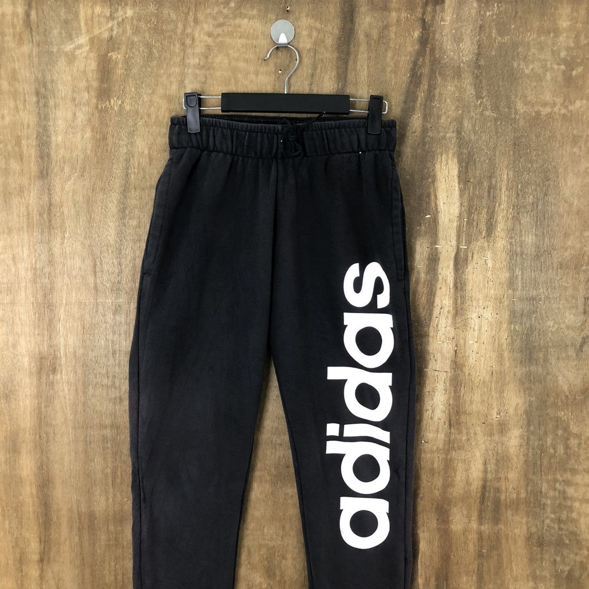 Adidas Adidas Black Joggers pants #6186 Size US 27 - 2 Thumbnail