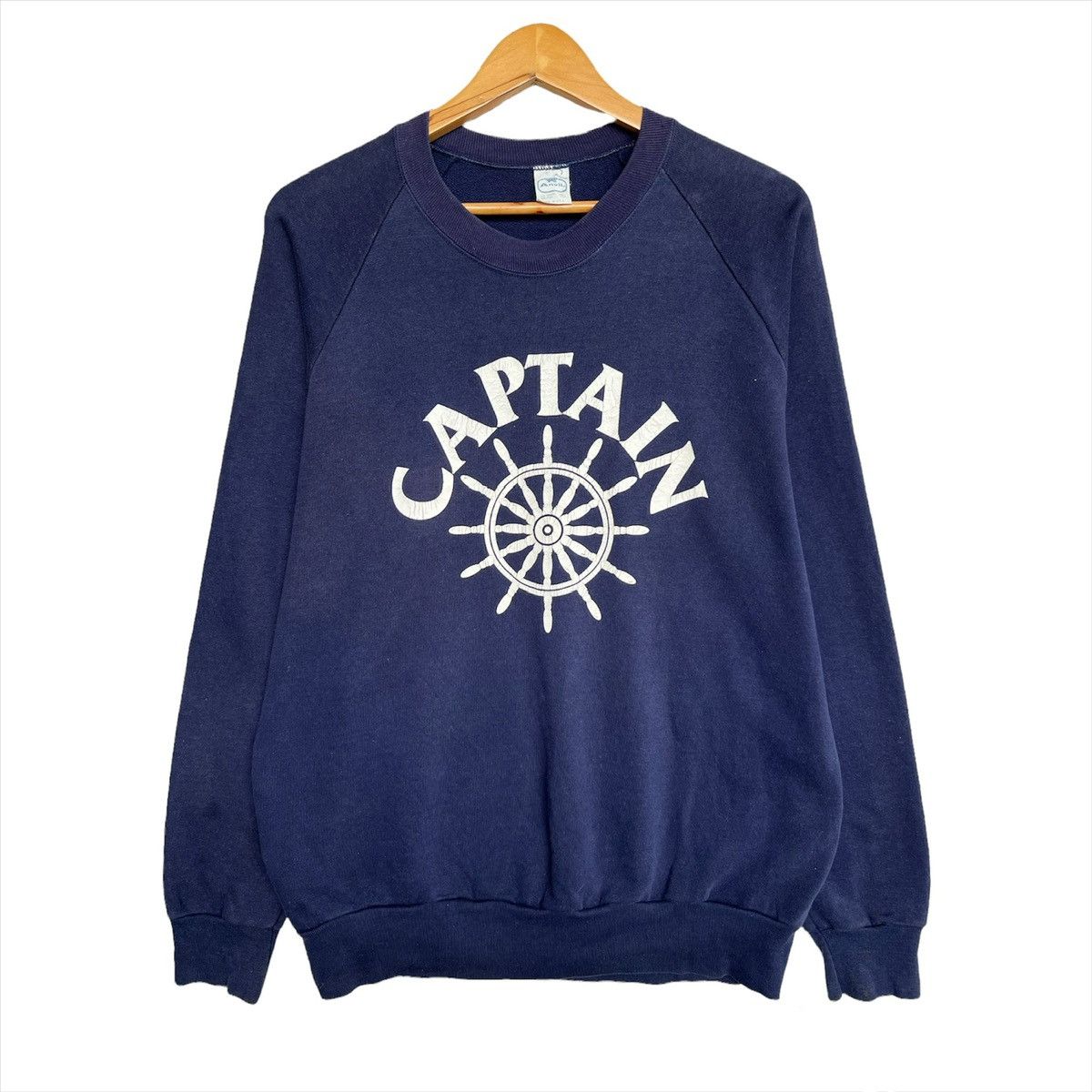 Vintage 90s Captain Ship Whells Sweatshirt Large
