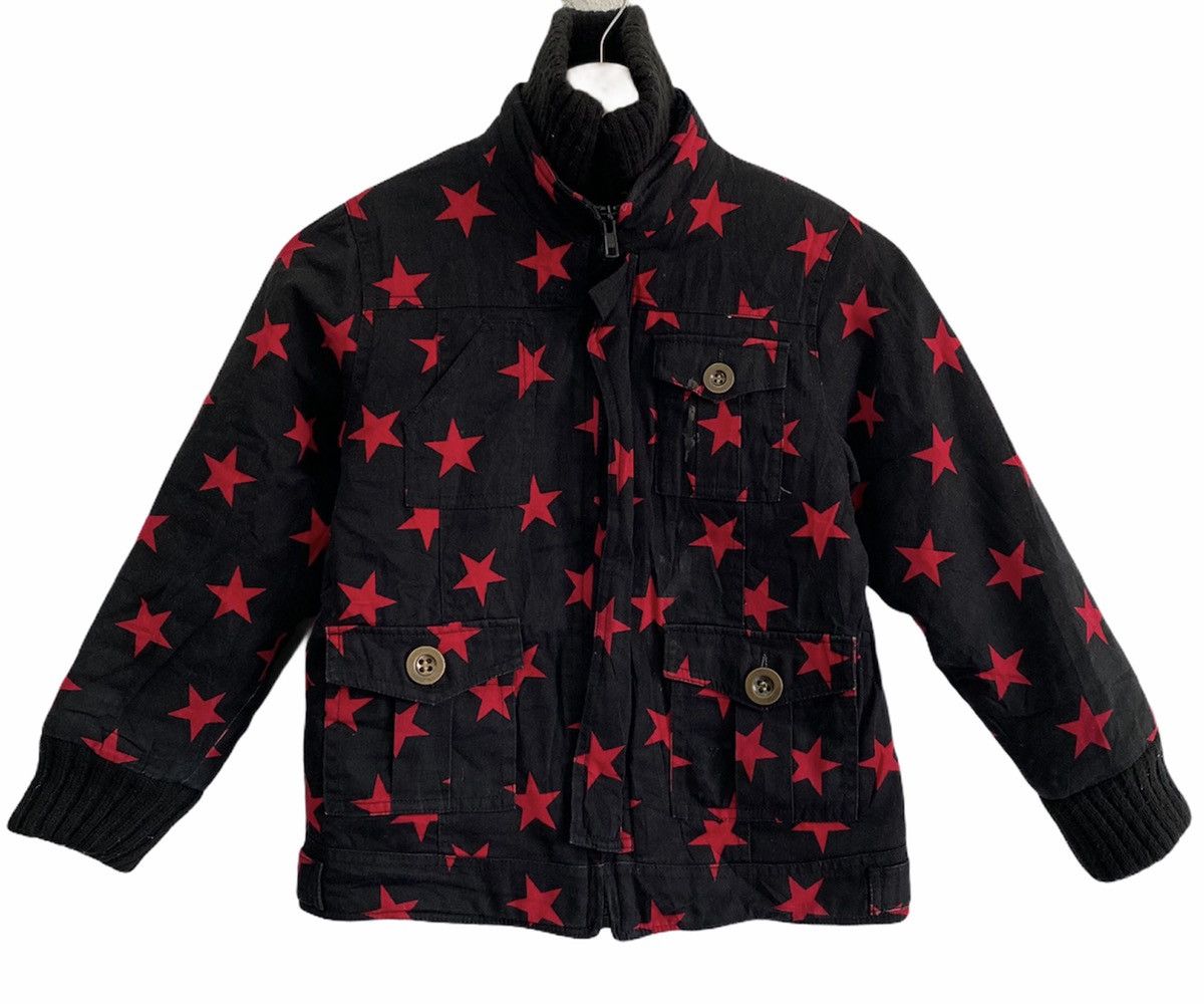 image of Vintage Military Star Hysteric Glamour Style M65 Kid Jacket in Black (Size 2XS)