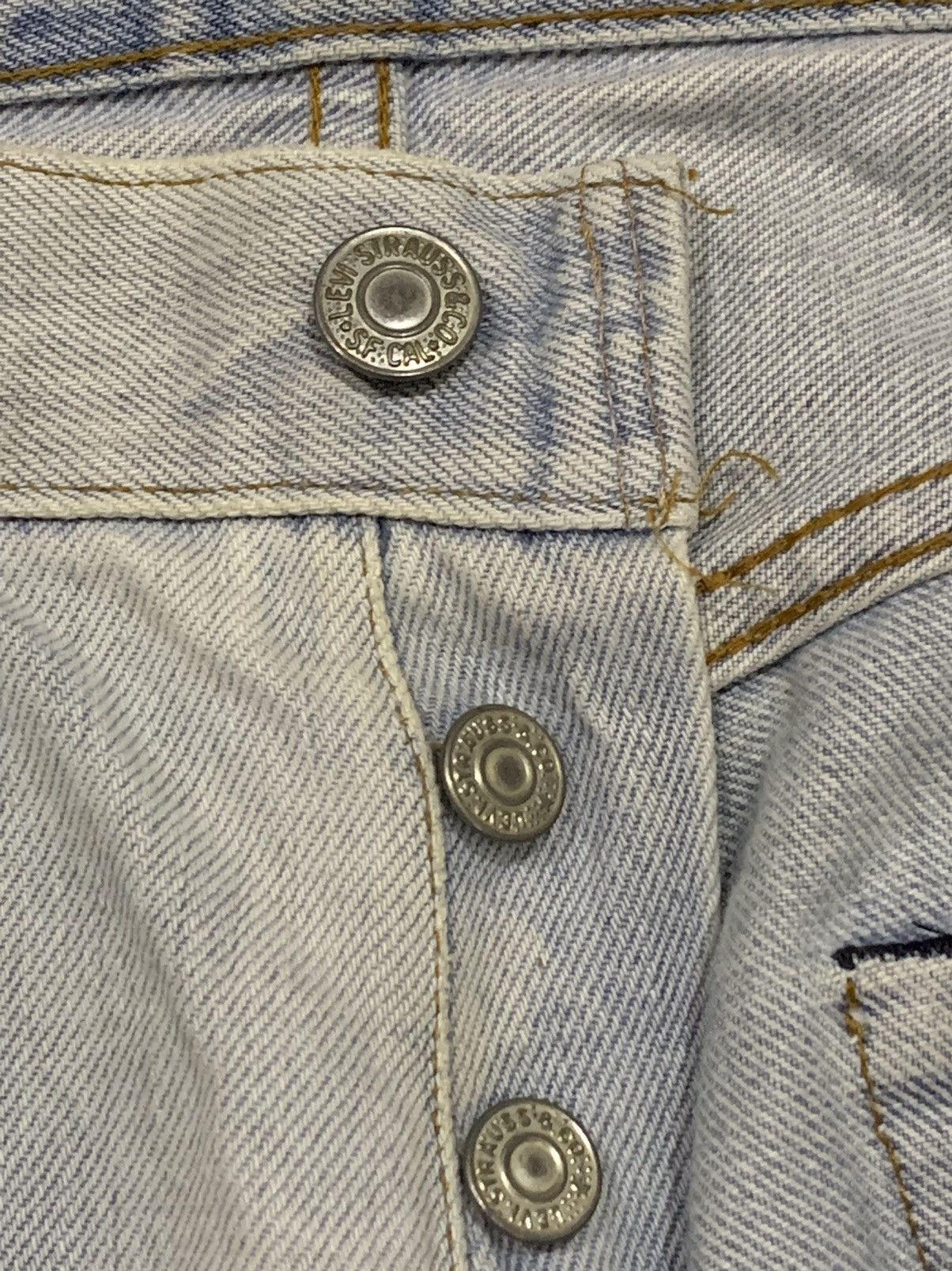 Levi's × Levi's Vintage Clothing True Vintage Selvedge Rindem Levis 501 ButtonFly No 6 Jeans Size US 30 / EU 46 - 7 Thumbnail