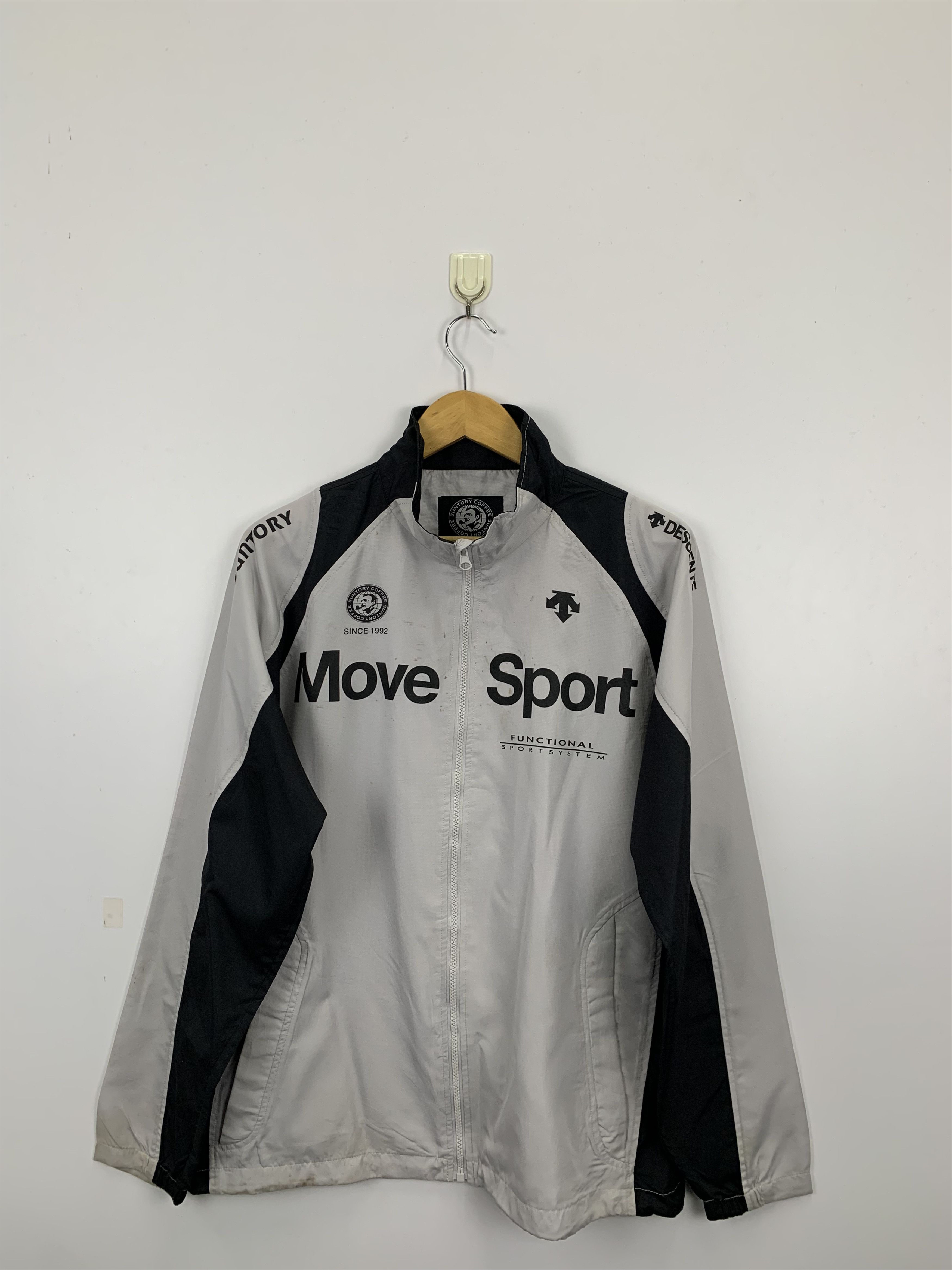 Descente × Vintage Vintage Descente Coffee Suntory Light Jacket J0909 Size US L / EU 52-54 / 3 - 1 Thumbnail