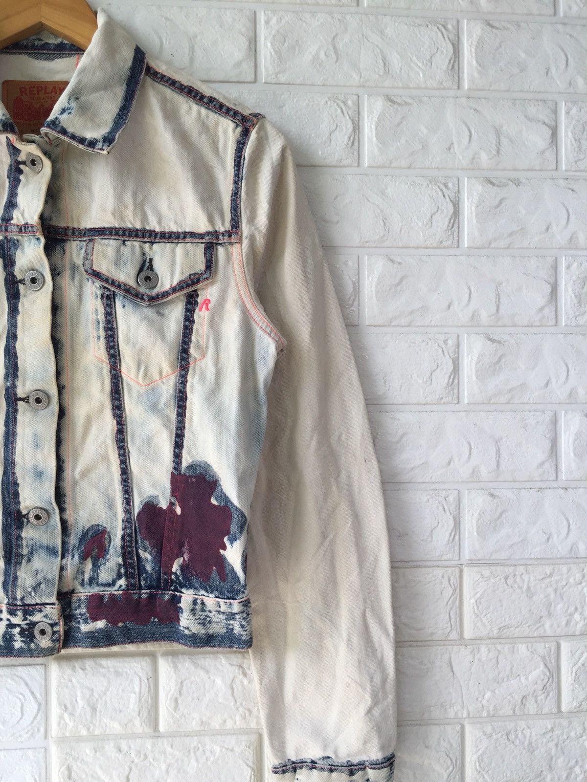 Jil Sander × Levi's × Replay REPLAY DENIM PAINTER JACKET FOR WOMEN Size US M / EU 48-50 / 2 - 7 Thumbnail
