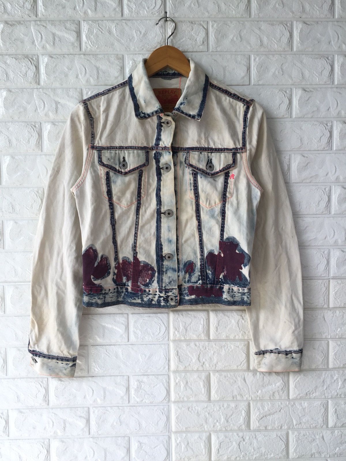 Jil Sander × Levi's × Replay REPLAY DENIM PAINTER JACKET FOR WOMEN Size US M / EU 48-50 / 2 - 1 Thumbnail