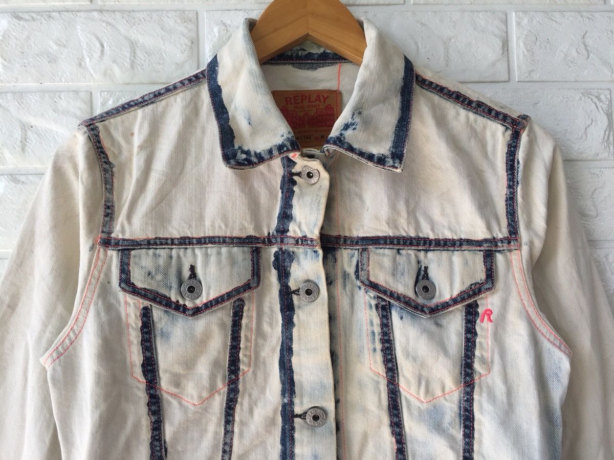 Jil Sander × Levi's × Replay REPLAY DENIM PAINTER JACKET FOR WOMEN Size US M / EU 48-50 / 2 - 3 Thumbnail
