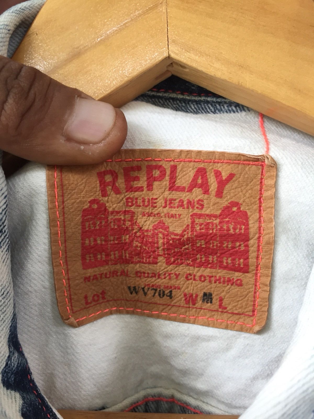 Jil Sander × Levi's × Replay REPLAY DENIM PAINTER JACKET FOR WOMEN Size US M / EU 48-50 / 2 - 15 Thumbnail
