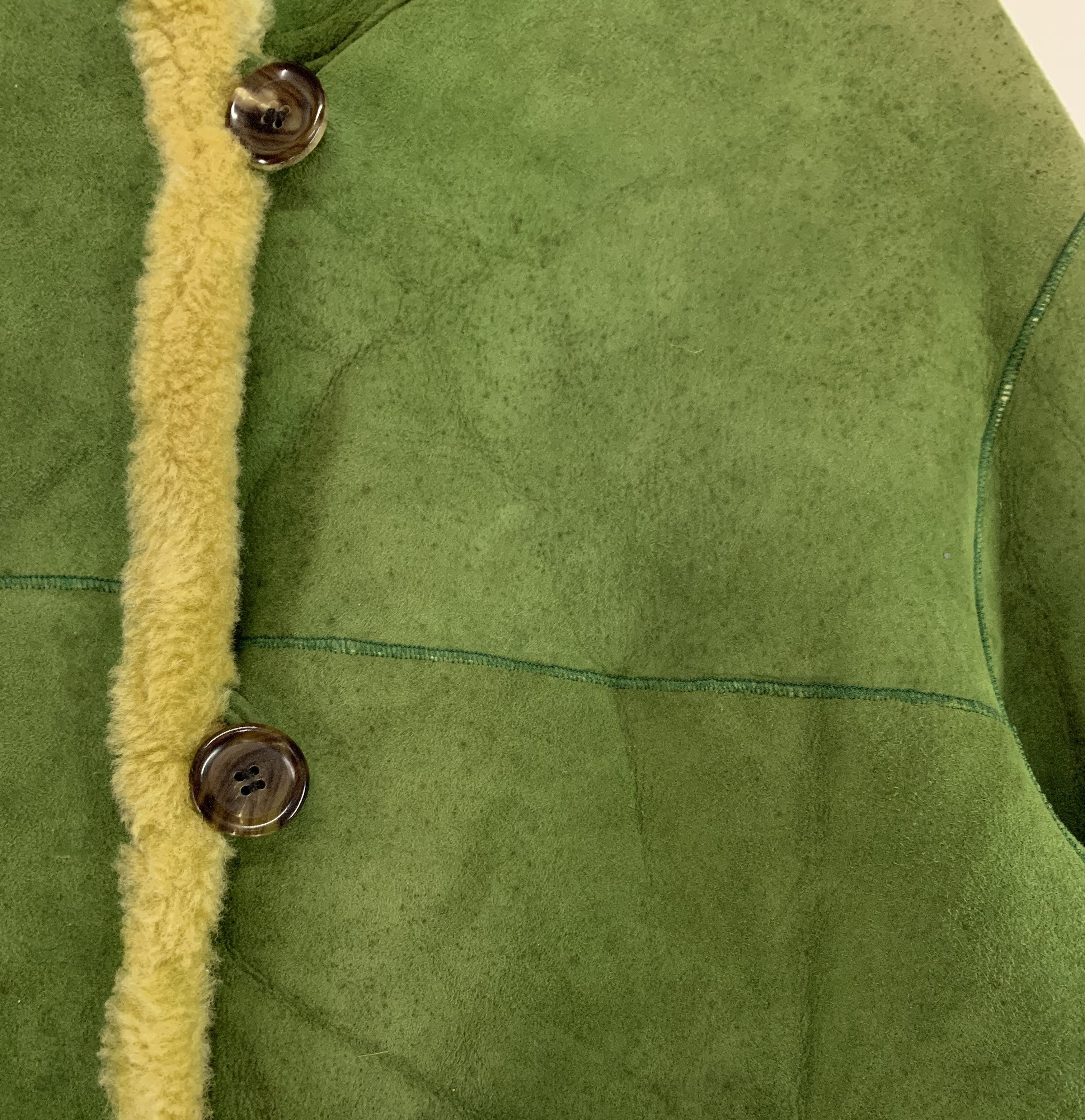 Designer × Genuine Leather Rosenberg Lenhart suede leather real fur shearling coat Size US M / EU 48-50 / 2 - 10 Thumbnail