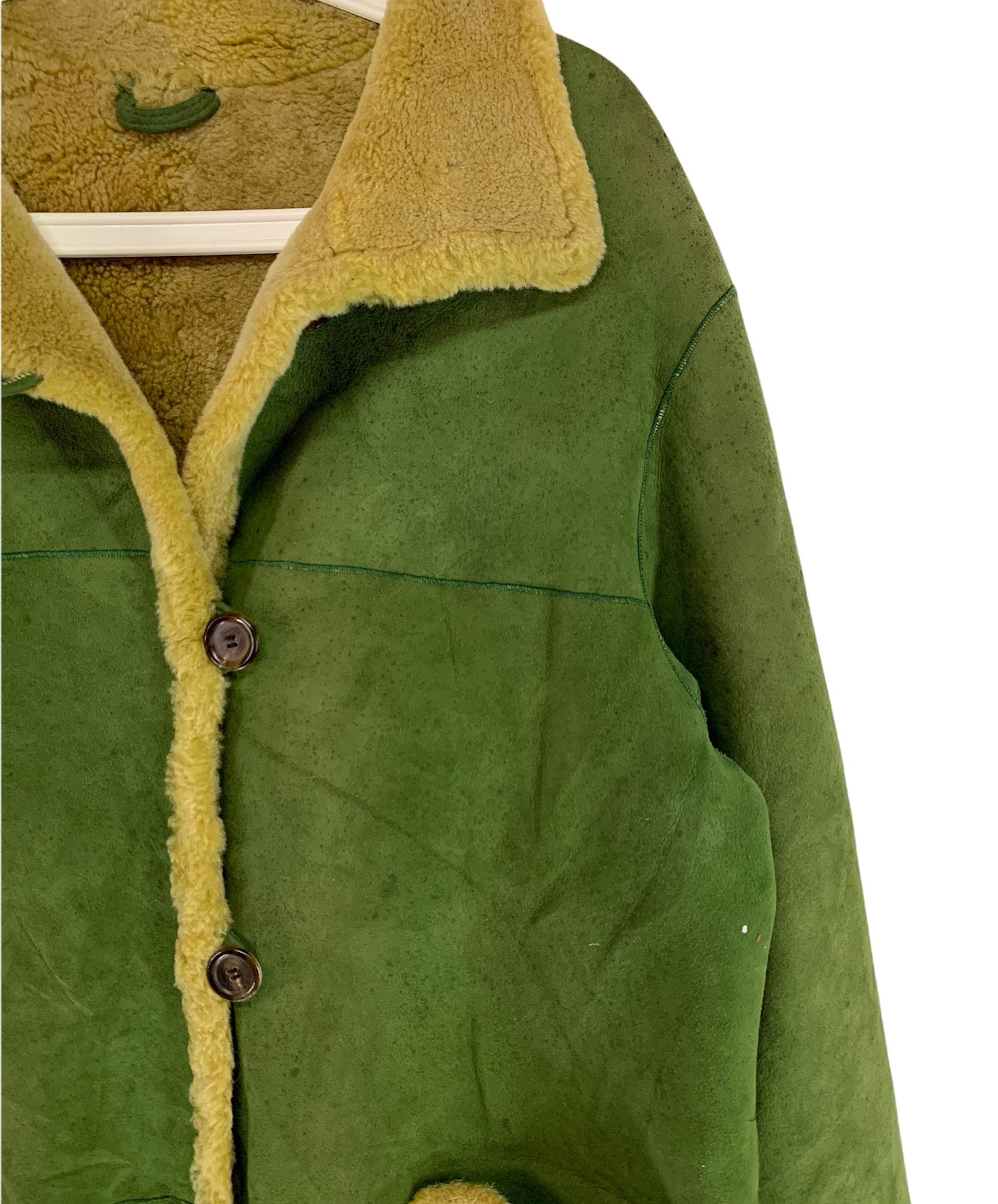 Designer × Genuine Leather Rosenberg Lenhart suede leather real fur shearling coat Size US M / EU 48-50 / 2 - 4 Thumbnail