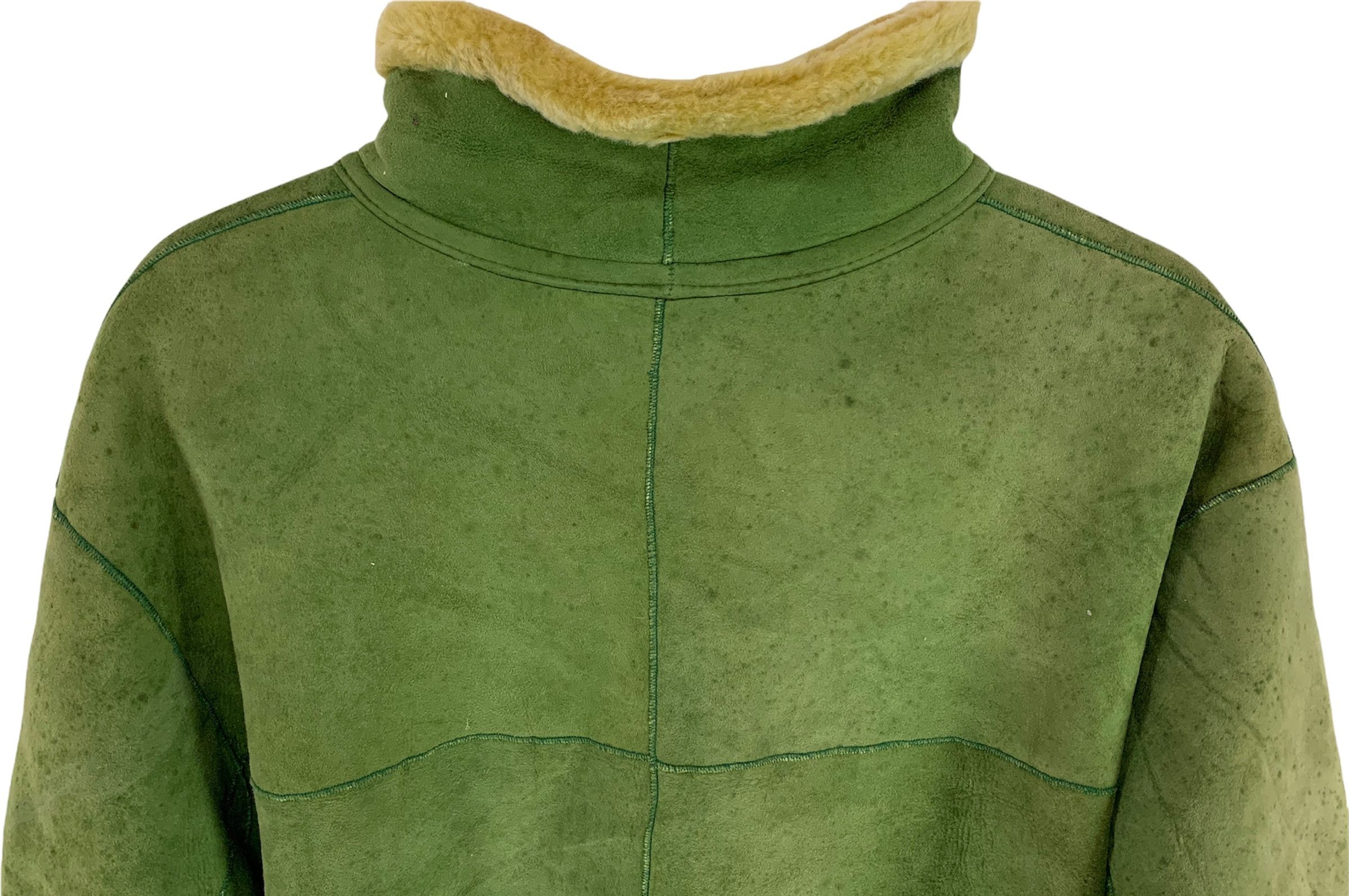 Designer × Genuine Leather Rosenberg Lenhart suede leather real fur shearling coat Size US M / EU 48-50 / 2 - 8 Thumbnail