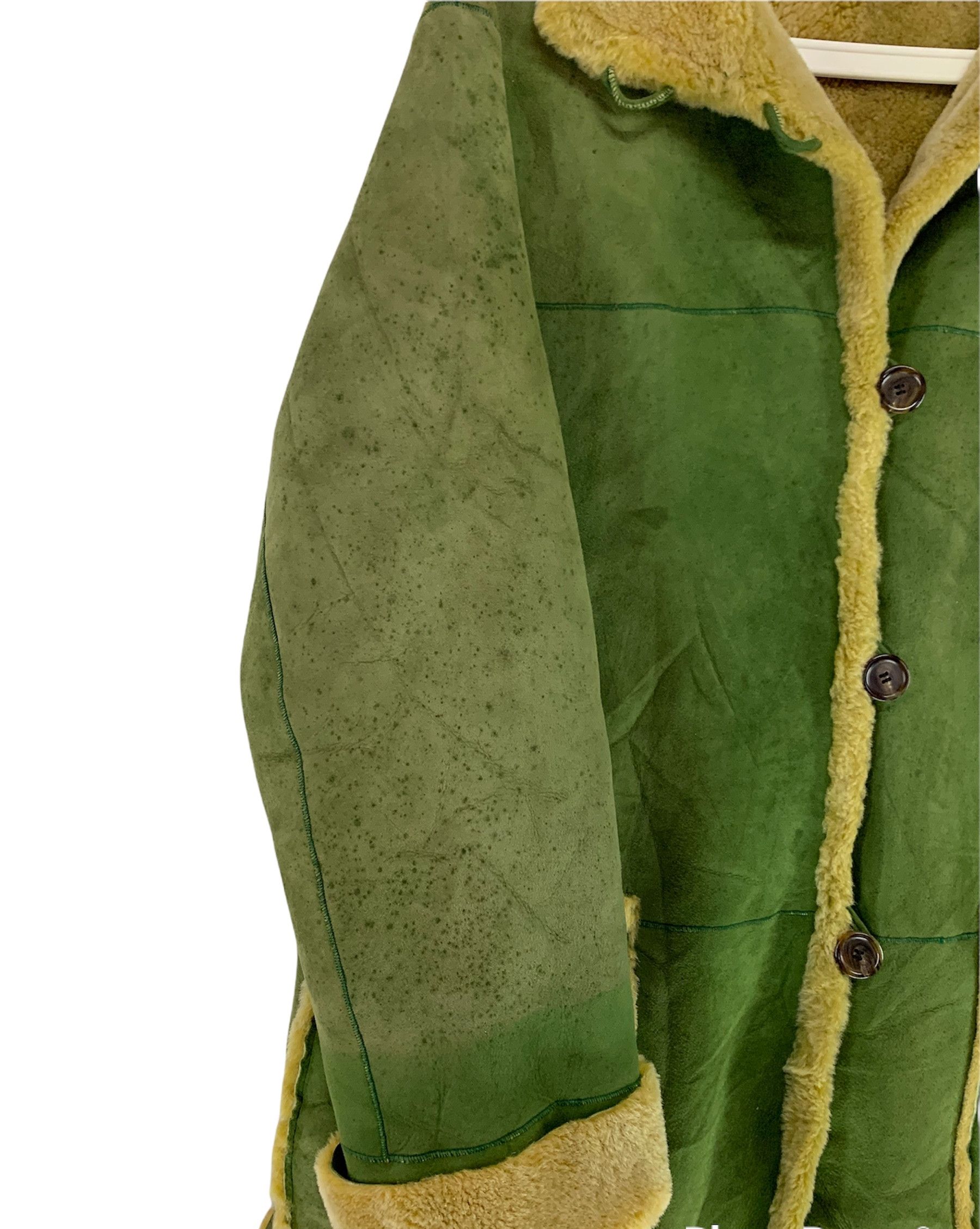 Designer × Genuine Leather Rosenberg Lenhart suede leather real fur shearling coat Size US M / EU 48-50 / 2 - 6 Thumbnail