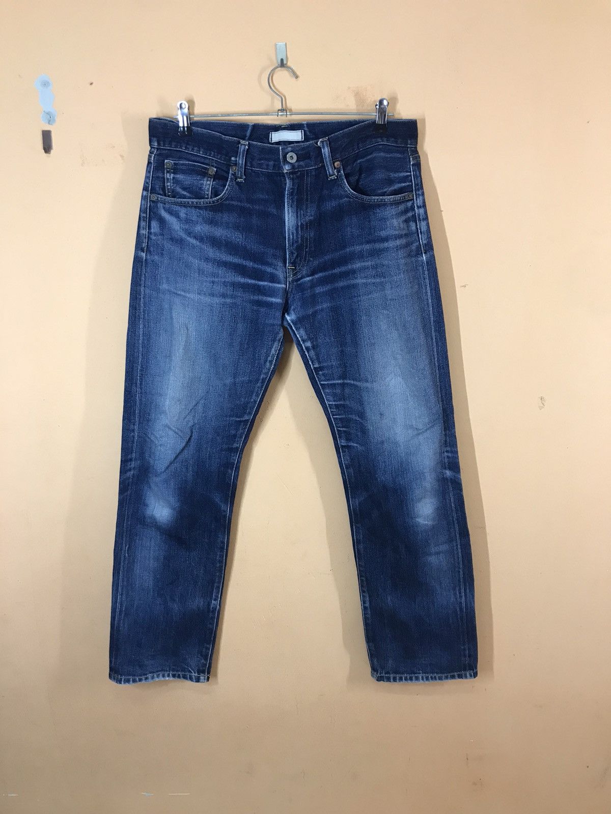 Japanese Brand × Uniqlo ‼️UNIQLO DENIM SELVEDGE NICE PATTERN‼️ Size US 34 / EU 50 - 1 Thumbnail