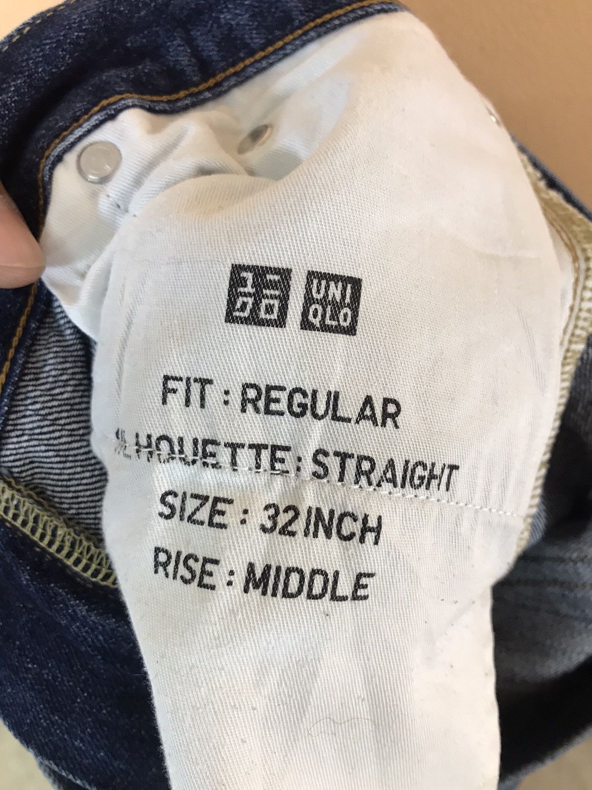 Japanese Brand × Uniqlo ‼️UNIQLO DENIM SELVEDGE NICE PATTERN‼️ Size US 34 / EU 50 - 8 Thumbnail
