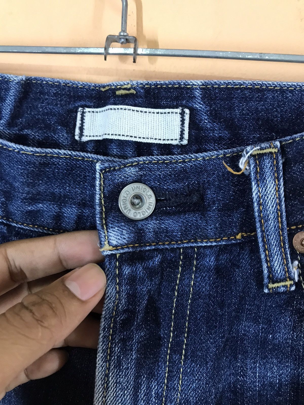 Japanese Brand × Uniqlo ‼️UNIQLO DENIM SELVEDGE NICE PATTERN‼️ Size US 34 / EU 50 - 3 Thumbnail