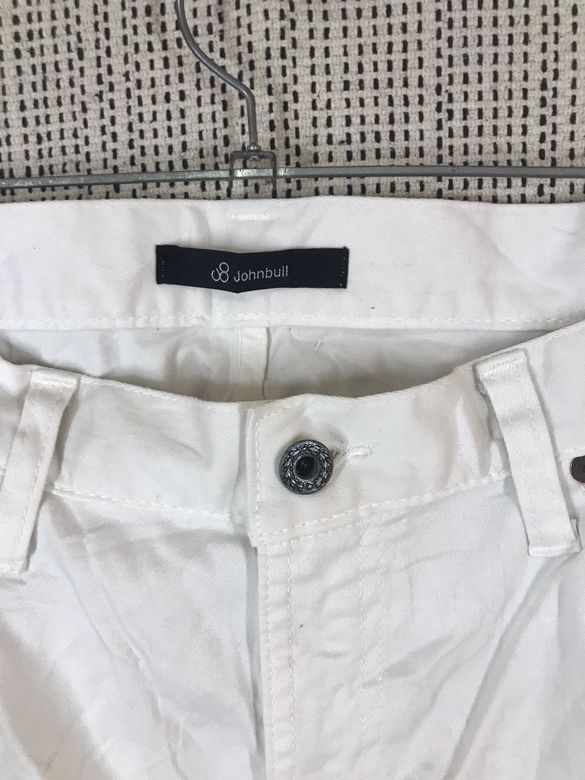 Japanese Brand × Johnbull × Vintage ‼️JOHN BULL WHITE DENIM nice design‼️ Size US 33 - 3 Thumbnail