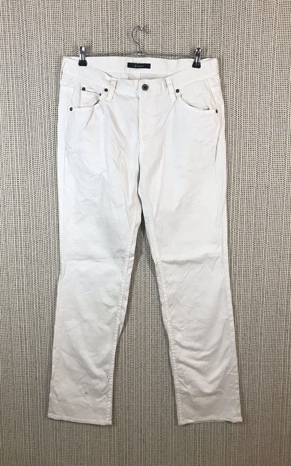 Japanese Brand × Johnbull × Vintage ‼️JOHN BULL WHITE DENIM nice design‼️ Size US 33 - 1 Thumbnail