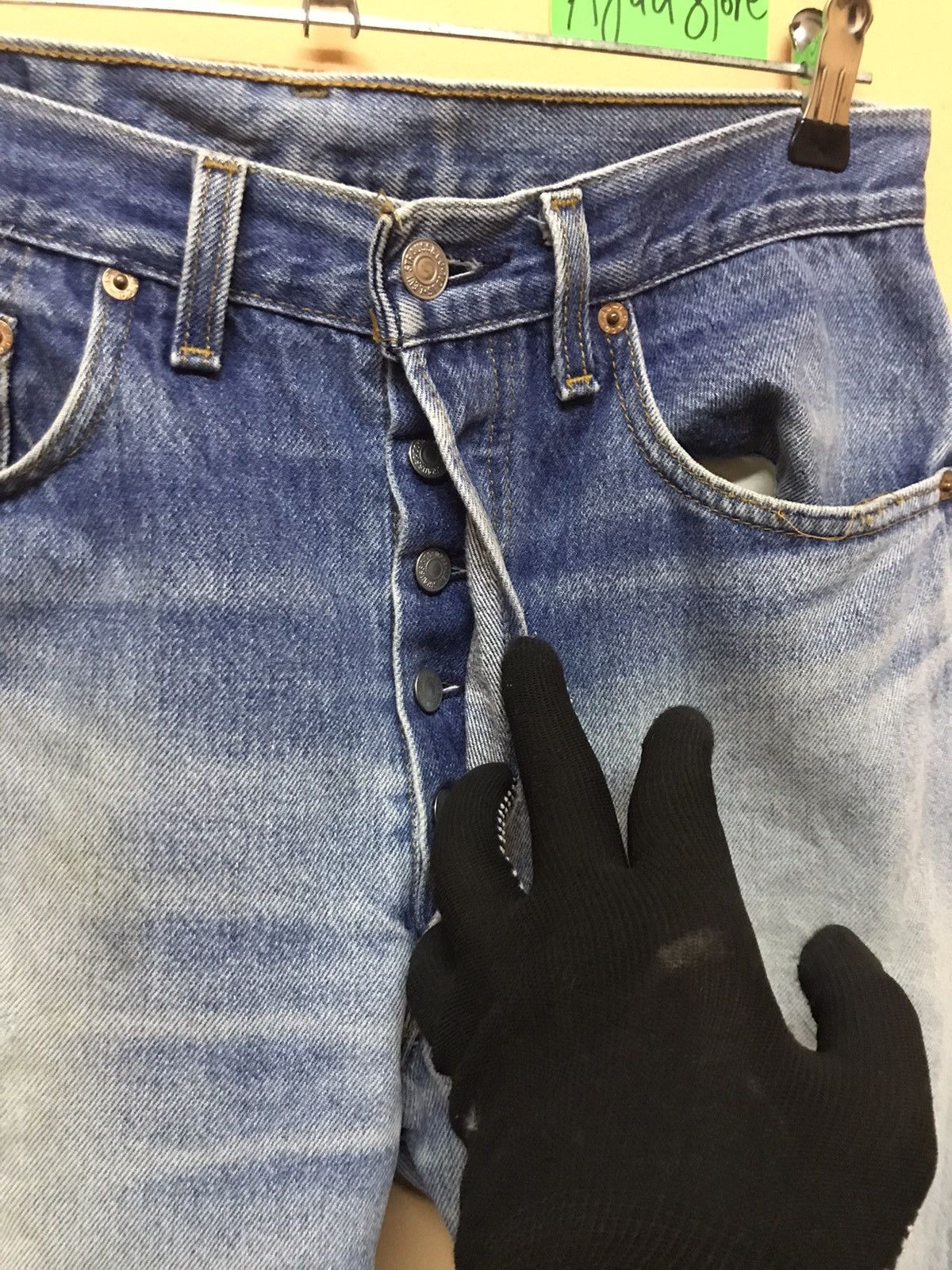 Levi's × Vintage ‼️VTG 90s LEVIS 501 DISTRESSED DENIM‼️ Size US 31 - 5 Thumbnail