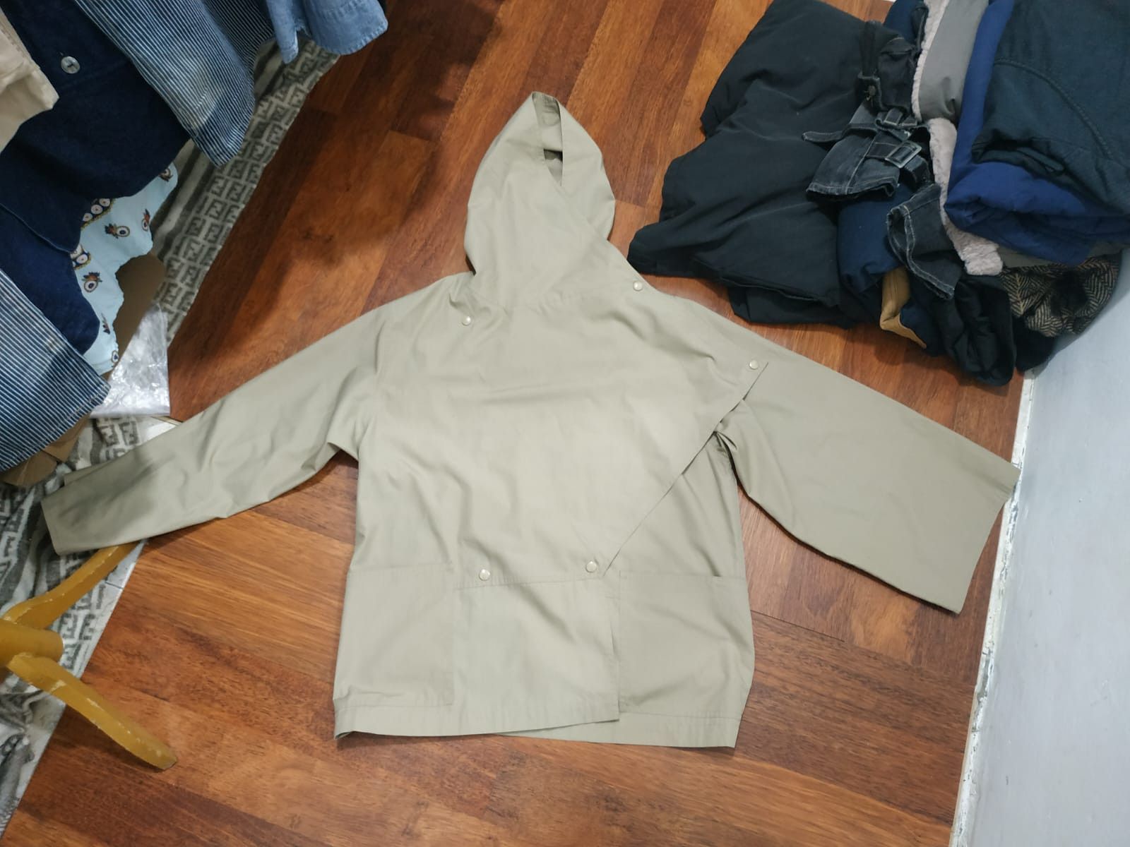 Japanese Brand Fit S to M, Albeil Parisian Asymmetrical Ring Coat Size US M / EU 48-50 / 2 - 8 Thumbnail