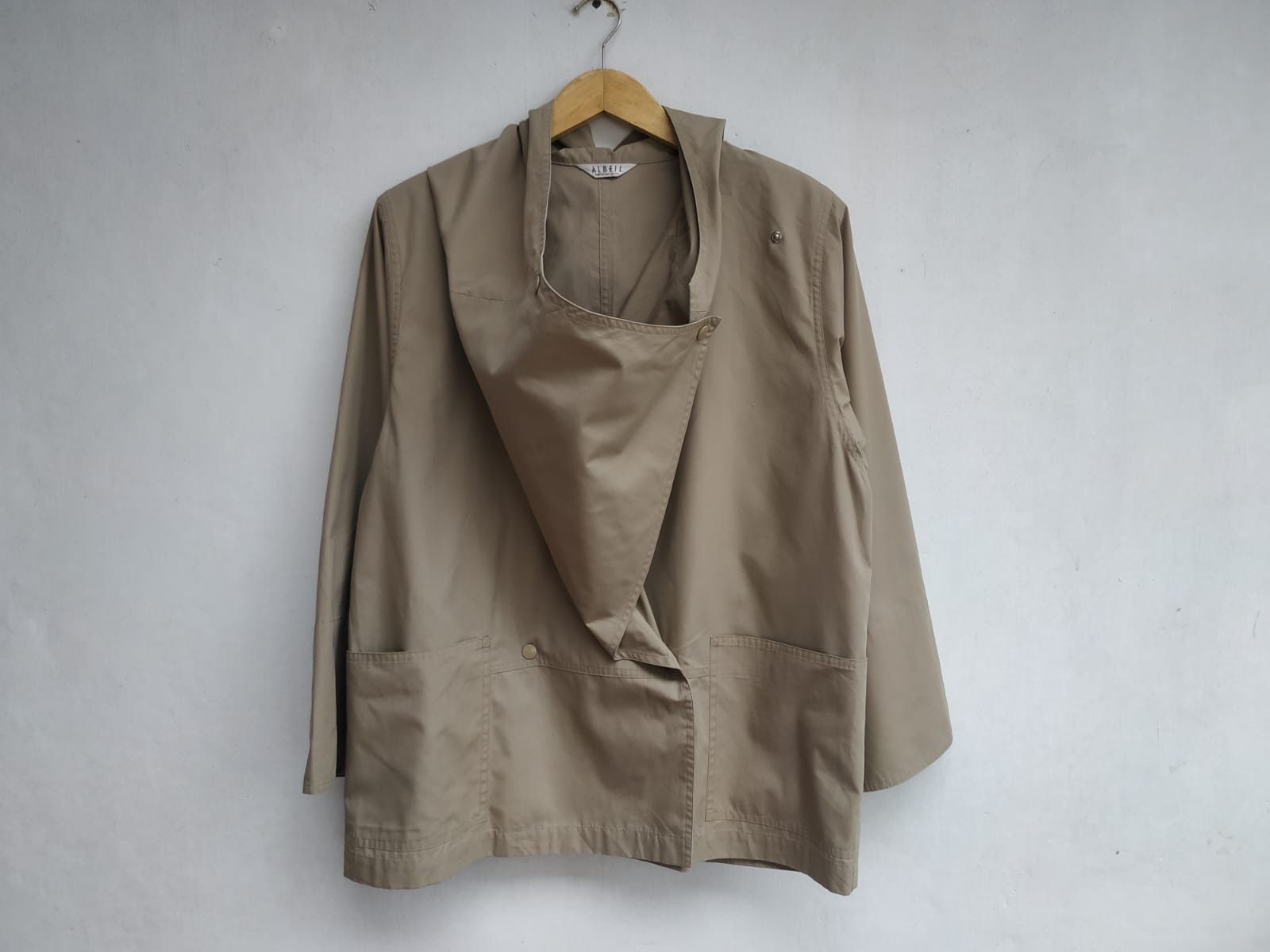 Japanese Brand Fit S to M, Albeil Parisian Asymmetrical Ring Coat Size US M / EU 48-50 / 2 - 7 Thumbnail