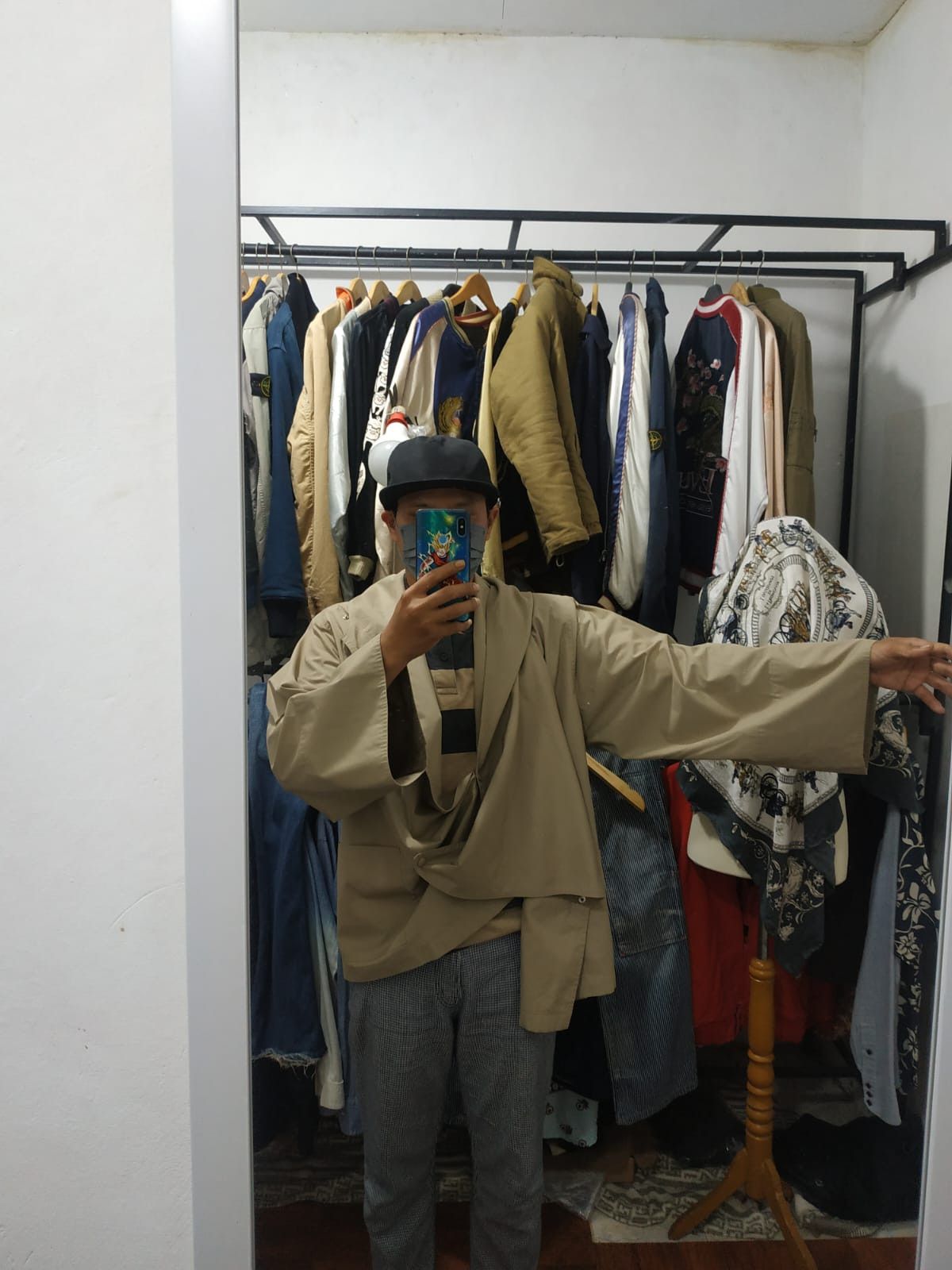 Japanese Brand Fit S to M, Albeil Parisian Asymmetrical Ring Coat Size US M / EU 48-50 / 2 - 17 Thumbnail