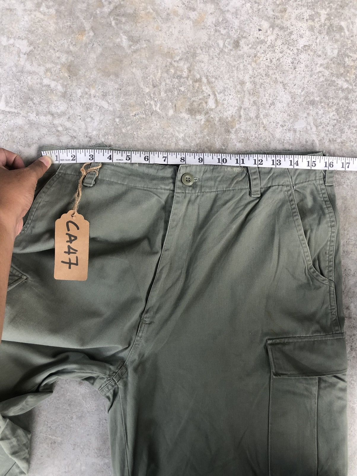 Vintage Vintage USAF Army Cargo Pants Baggy Pants Size US 31 - 17 Thumbnail