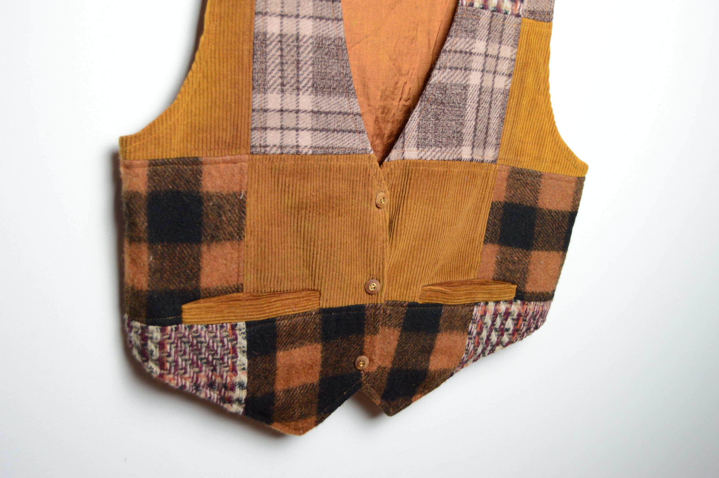 Seditionaries patchwork wool/cord vest handmade 1/1 visvim kapital Size US M / EU 48-50 / 2 - 3 Thumbnail