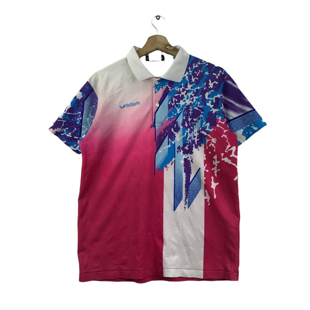 BUTTERFLY TAMASU TOKYO Japan Badminton Jersey Tee Shirt Polo