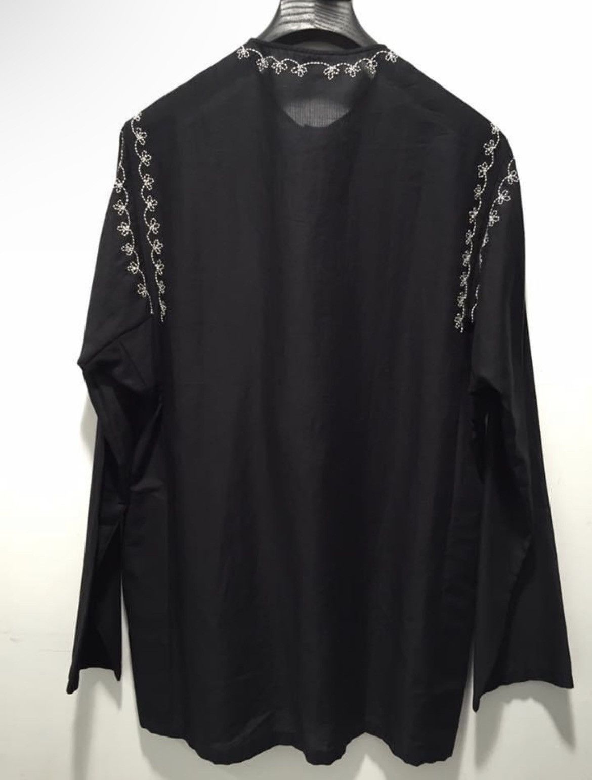 Hedi Slimane × Saint Laurent Paris 15SS Embroidered Henley Tunic sz38 Size US S / EU 44-46 / 1 - 3 Thumbnail