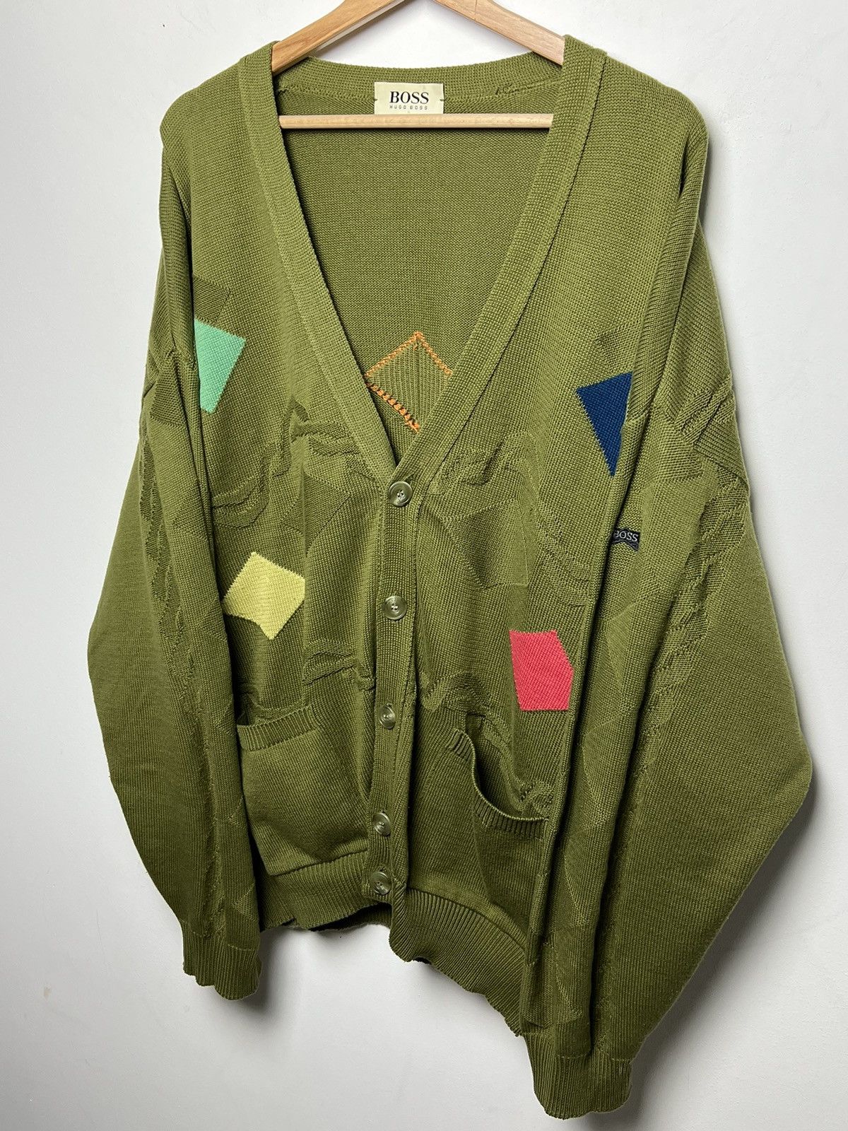 Hugo Boss hugo boss archive cardigan vintage abstract Size US XL / EU 56 / 4 - 3 Thumbnail