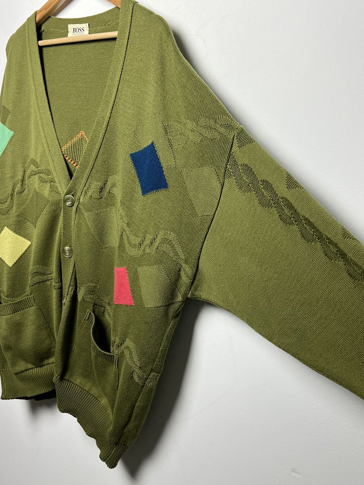 Hugo Boss hugo boss archive cardigan vintage abstract Size US XL / EU 56 / 4 - 7 Thumbnail