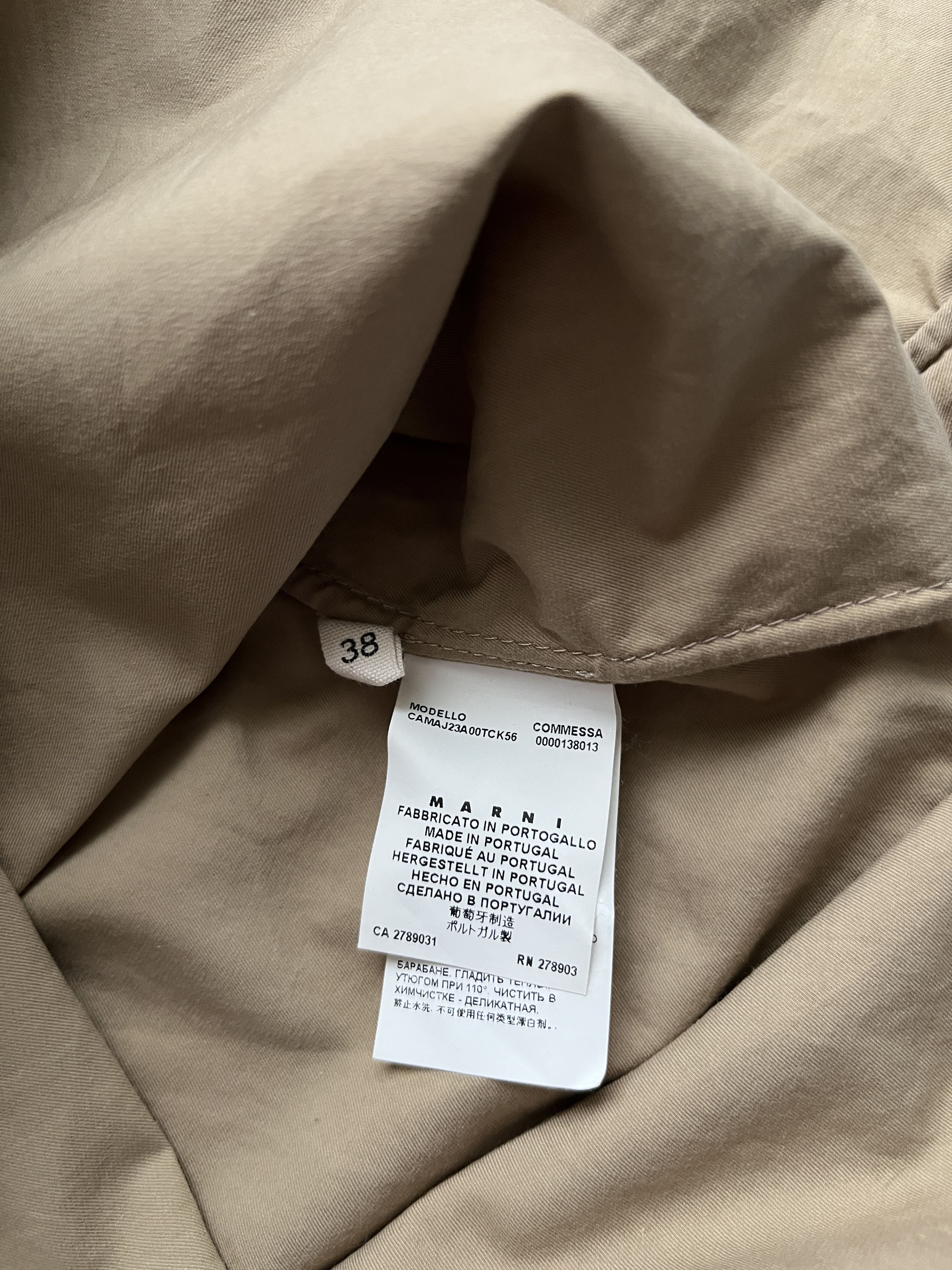 Marni ⚡️QUICK SALE⚡️2011 Marni Dark Beige Short Sleeve Top Blouse Size XS / US 0-2 / IT 36-38 - 4 Thumbnail