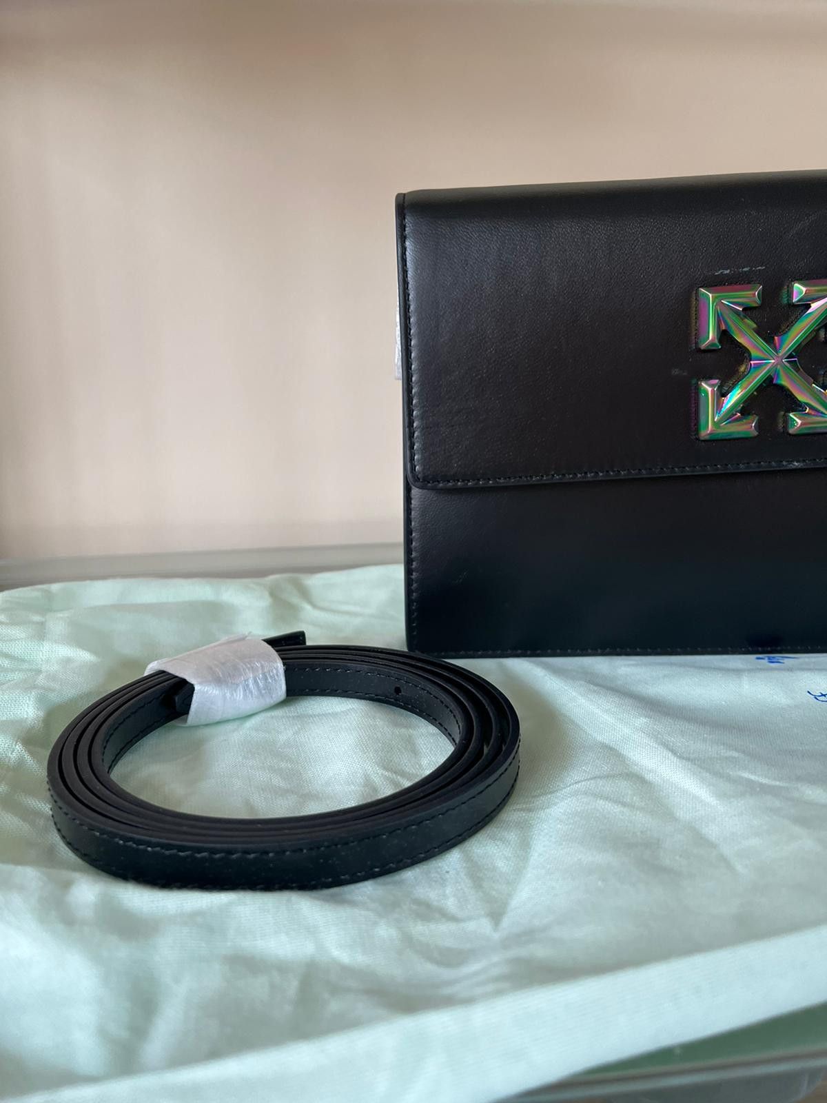 Off-White o1rshd1 Shoulder Bag With Iridescent Arrows in Black Size ONE SIZE - 3 Thumbnail