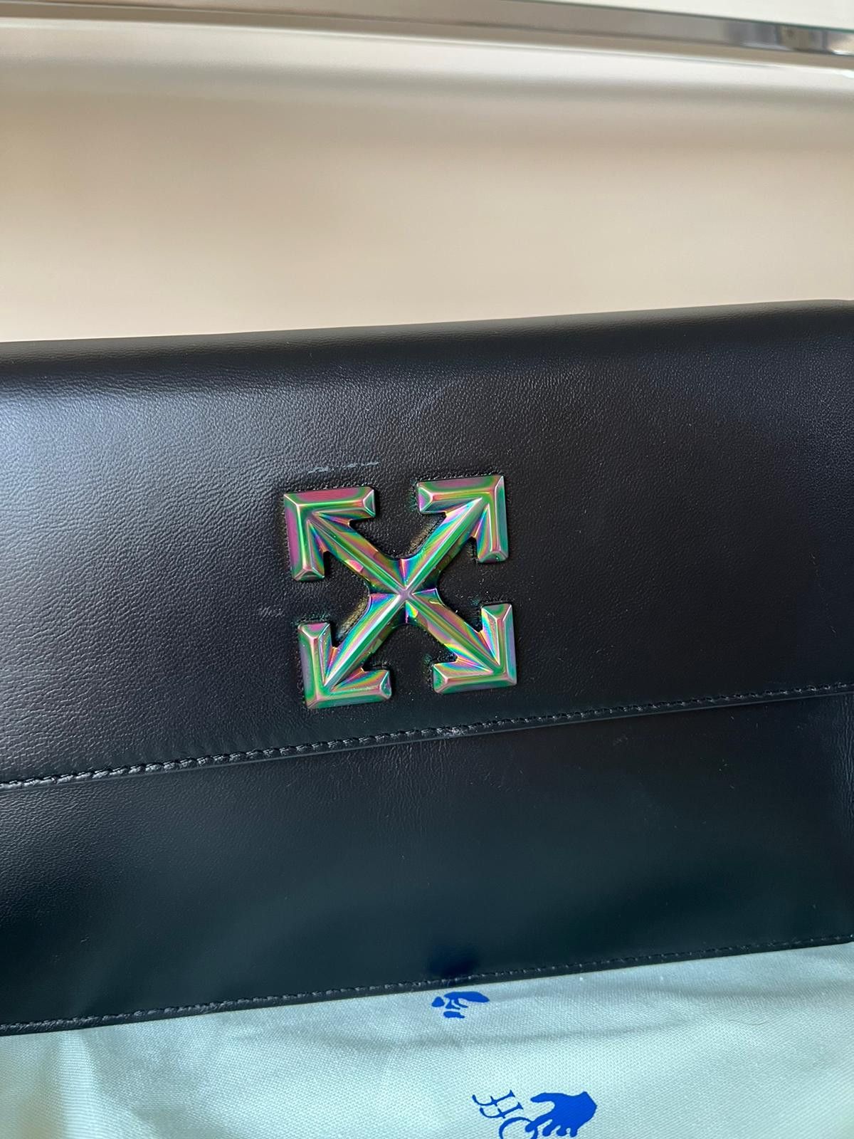 Off-White o1rshd1 Shoulder Bag With Iridescent Arrows in Black Size ONE SIZE - 7 Thumbnail