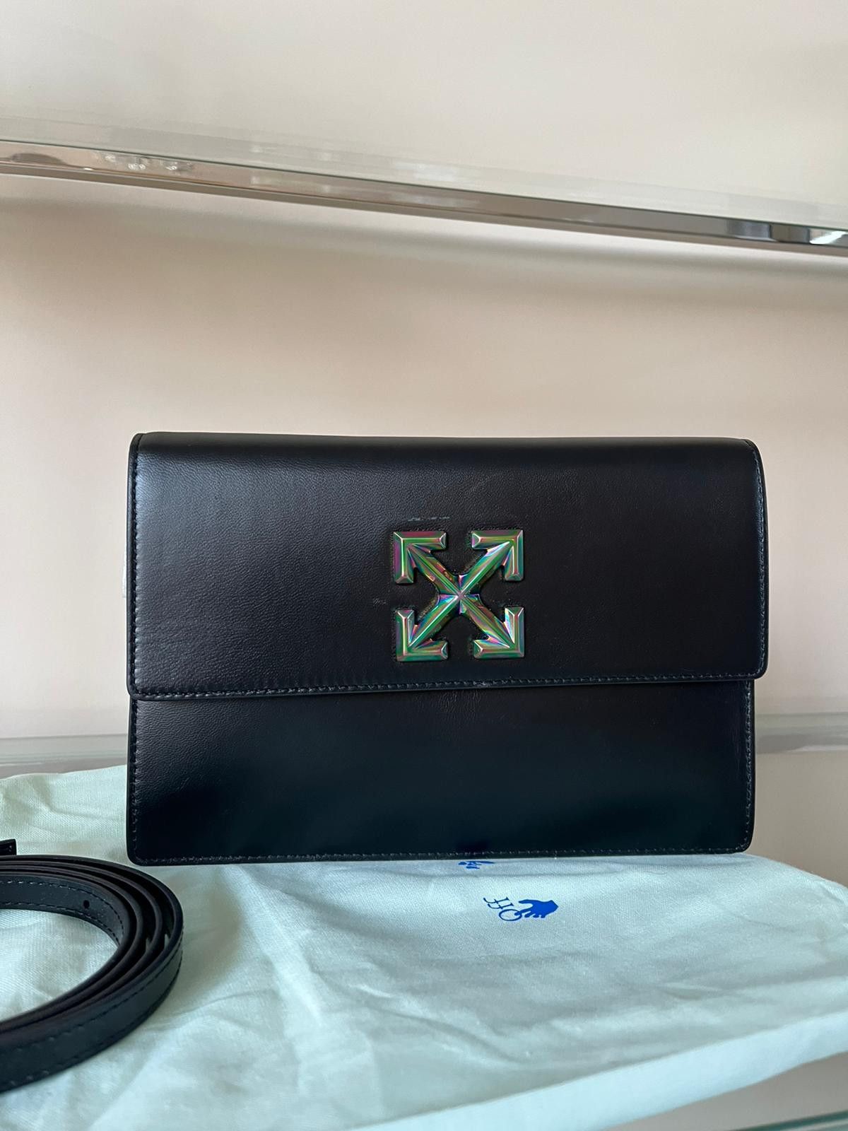 Off-White o1rshd1 Shoulder Bag With Iridescent Arrows in Black Size ONE SIZE - 5 Thumbnail