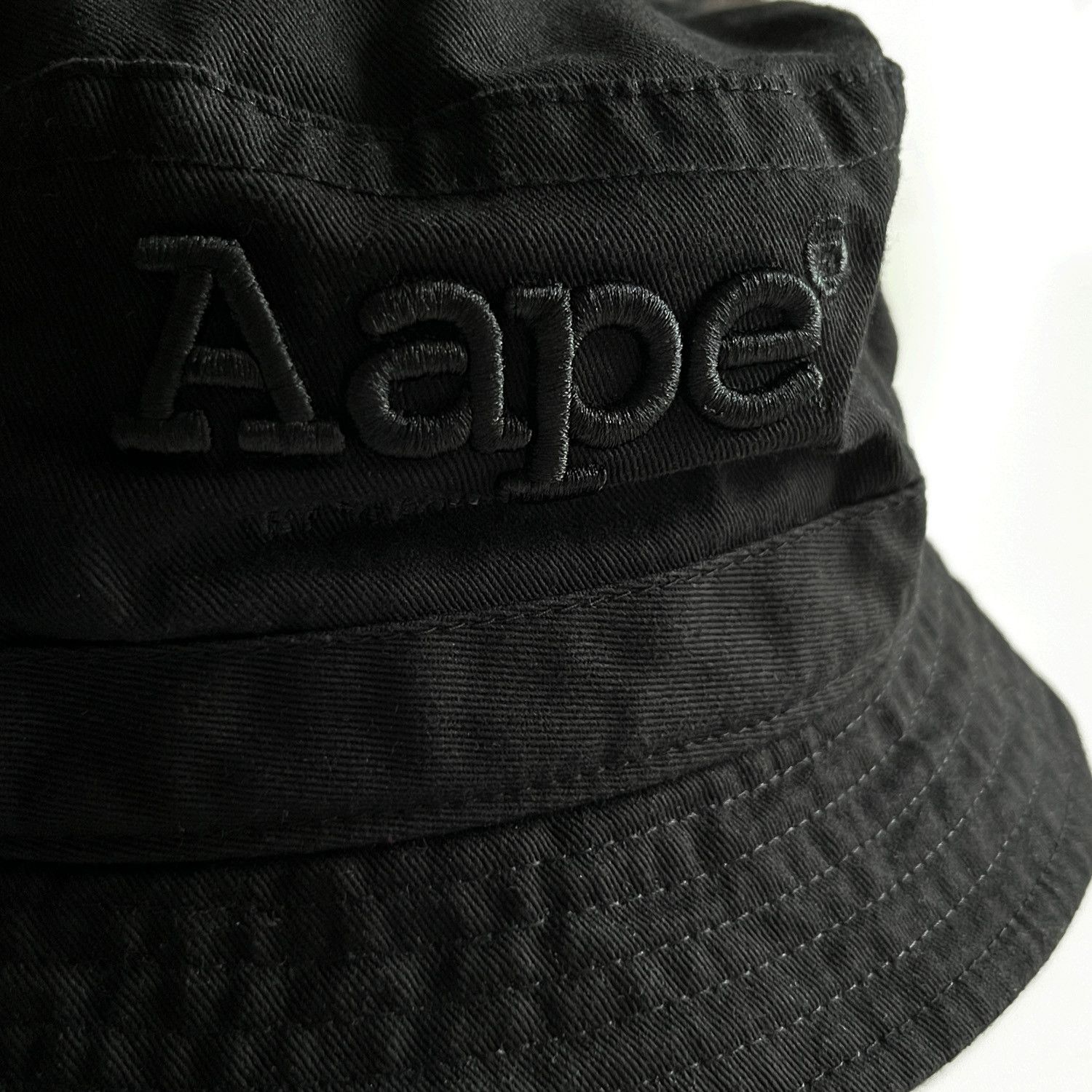 Aape AAPE by A Bathing Ape Script Logo Bucket Cap Size ONE SIZE - 2 Thumbnail
