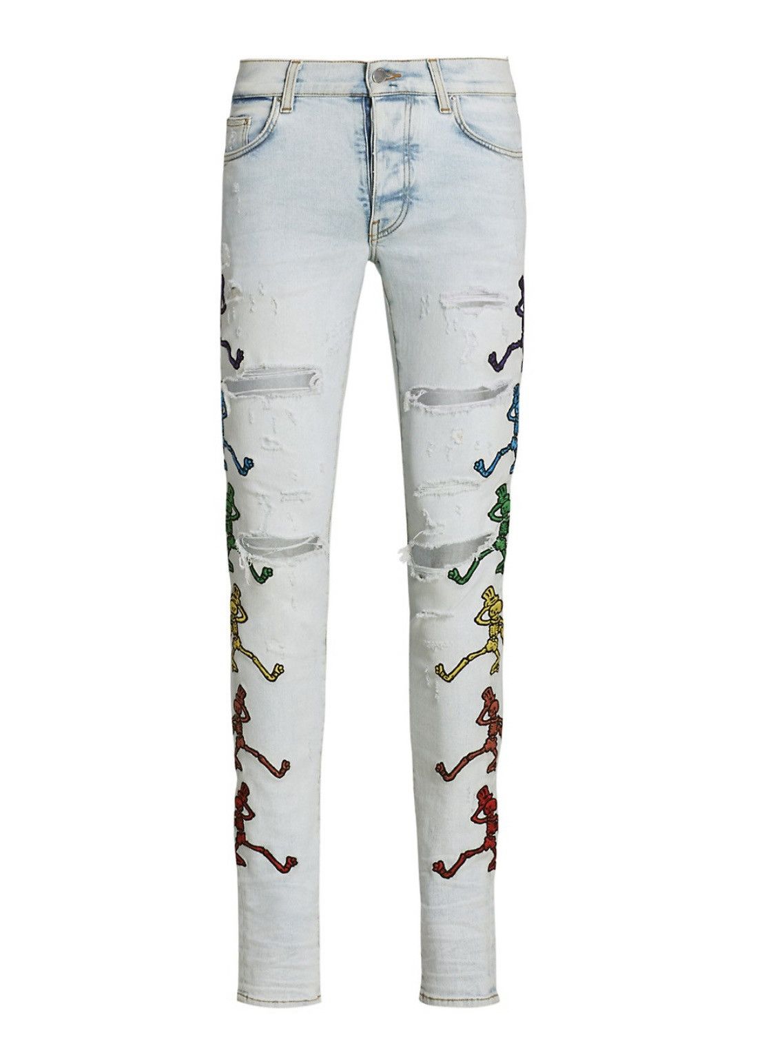 Amiri Amiri Grateful Dead Embroidery Jeans Size US 30 / EU 46 - 2 Thumbnail