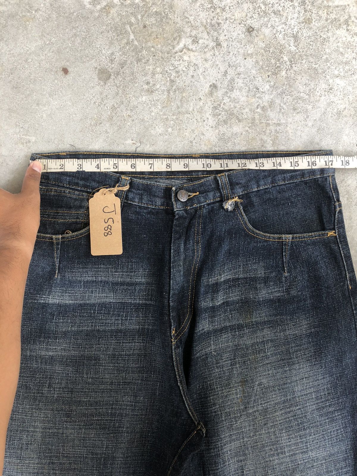 Sean John Sean John Embroidered Jeans Distressed Jeans Size US 34 / EU 50 - 20 Thumbnail