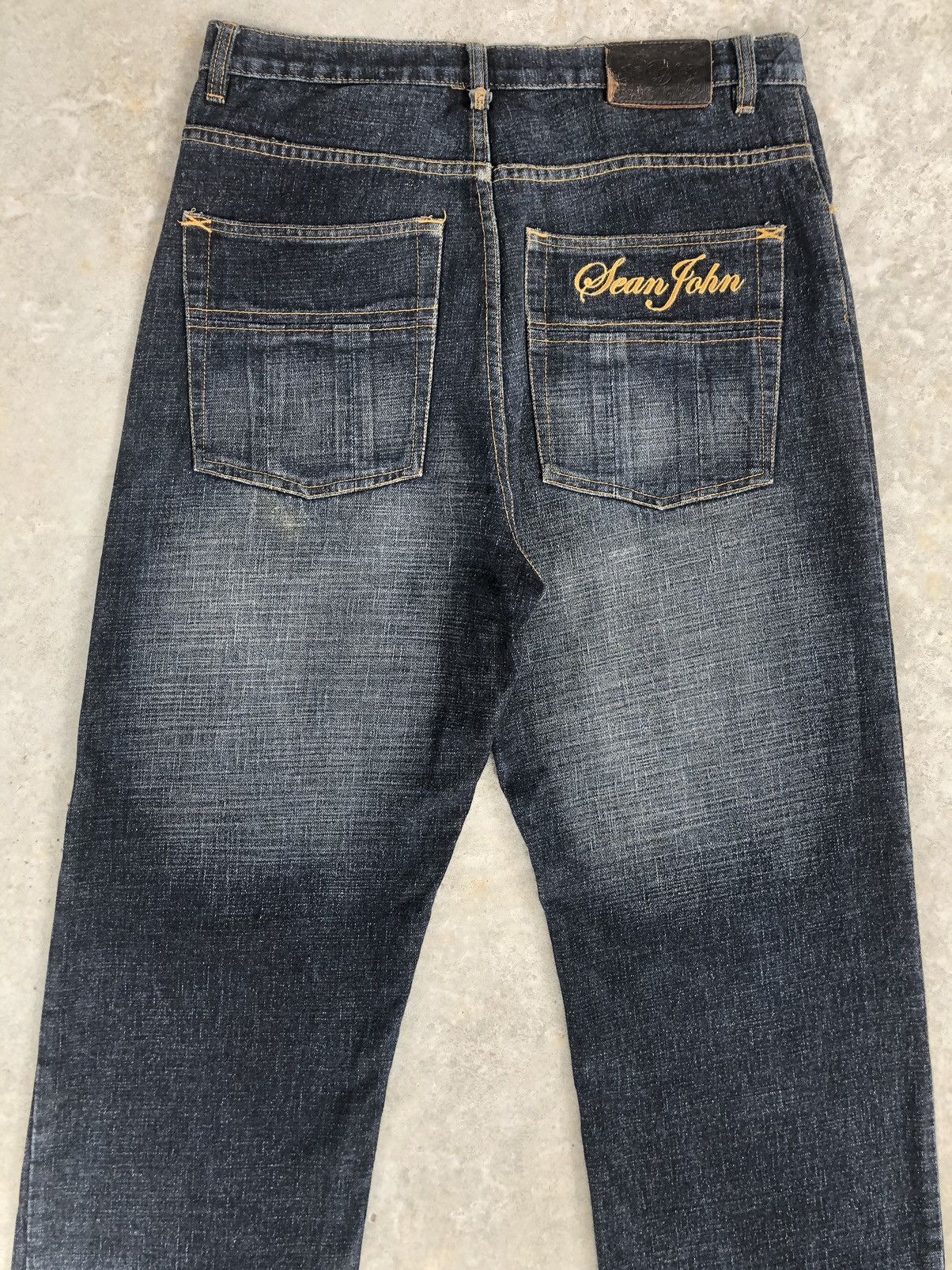 Sean John Sean John Embroidered Jeans Distressed Jeans Size US 34 / EU 50 - 9 Thumbnail