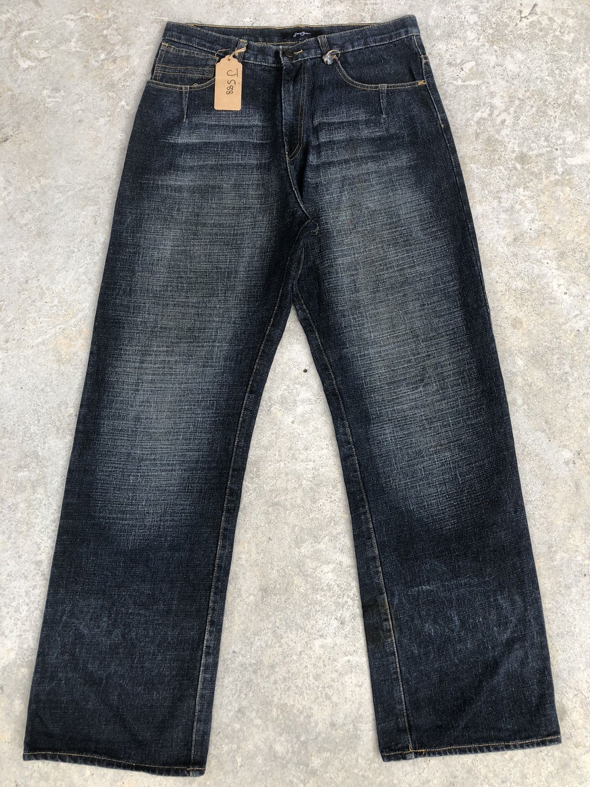 Sean John Sean John Embroidered Jeans Distressed Jeans Size US 34 / EU 50 - 2 Thumbnail