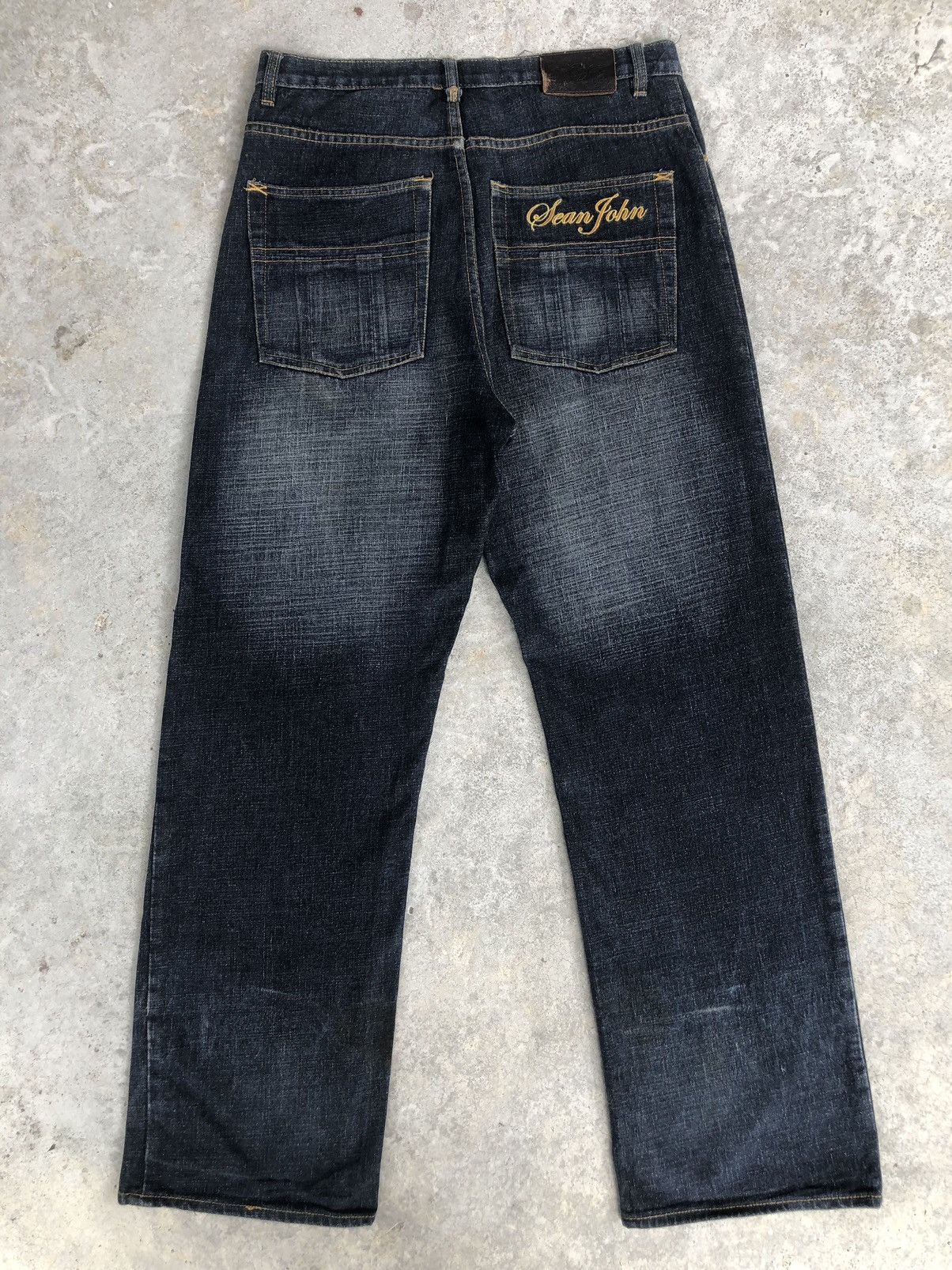 Sean John Sean John Embroidered Jeans Distressed Jeans Size US 34 / EU 50 - 1 Thumbnail
